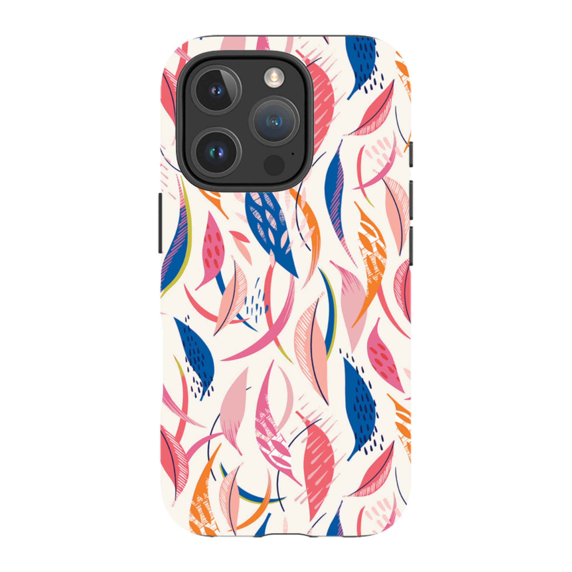 iPhone Tough Case - Flamingo Feathers By Ali Brookes
