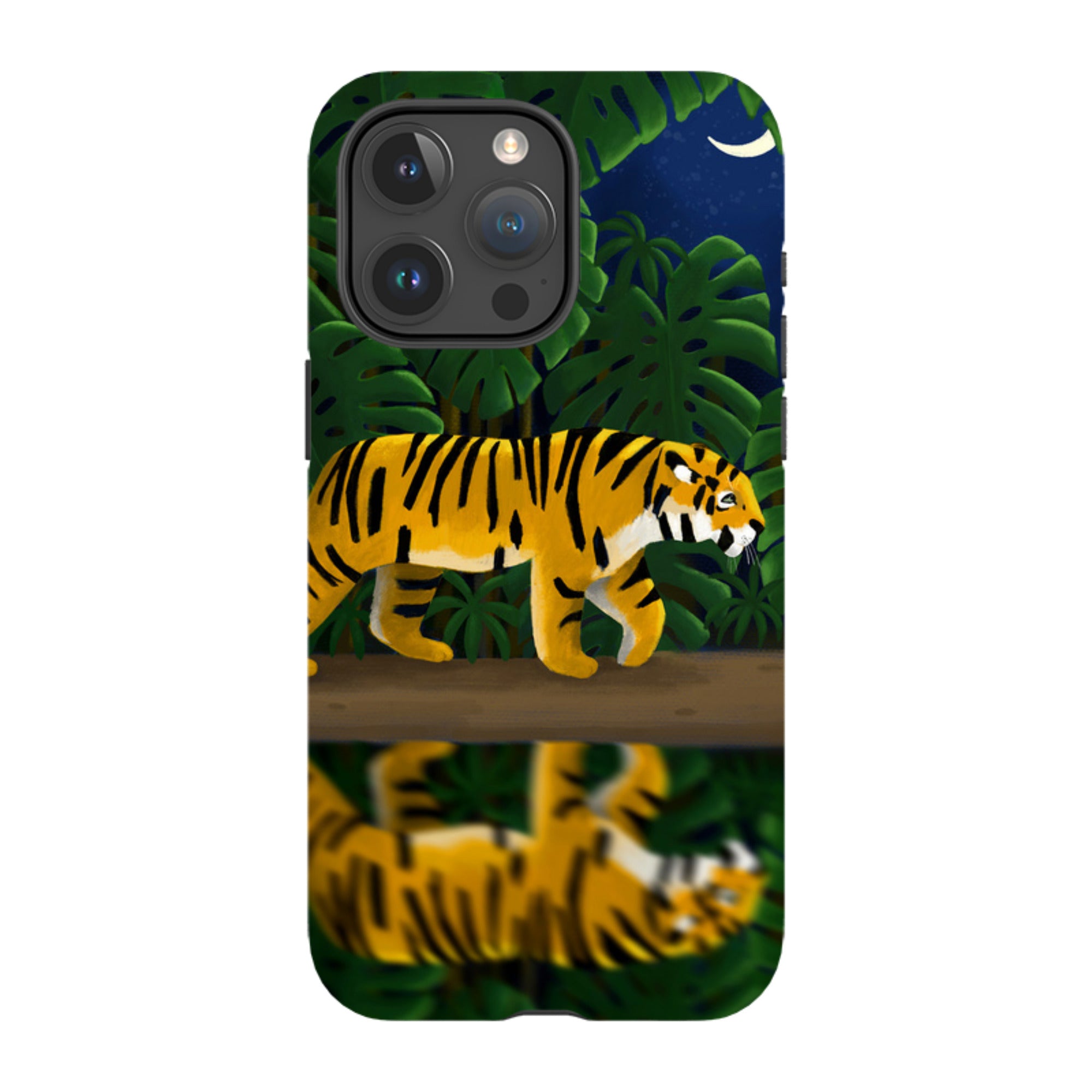 iPhone MagSafe Tough Case - Tiger Night By Bex Parkin