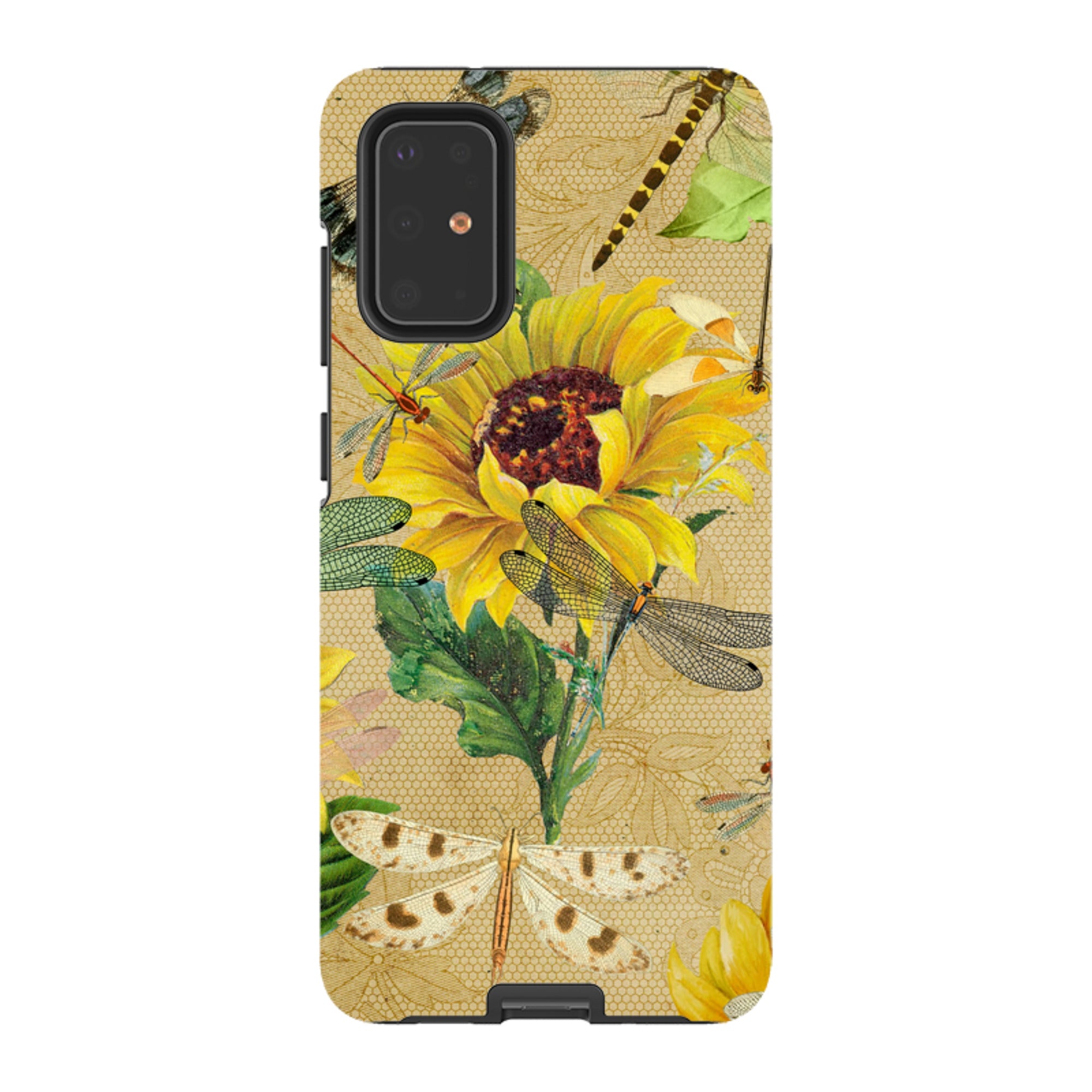 Samsung Tough Case - Dragonflies And Sunflowers