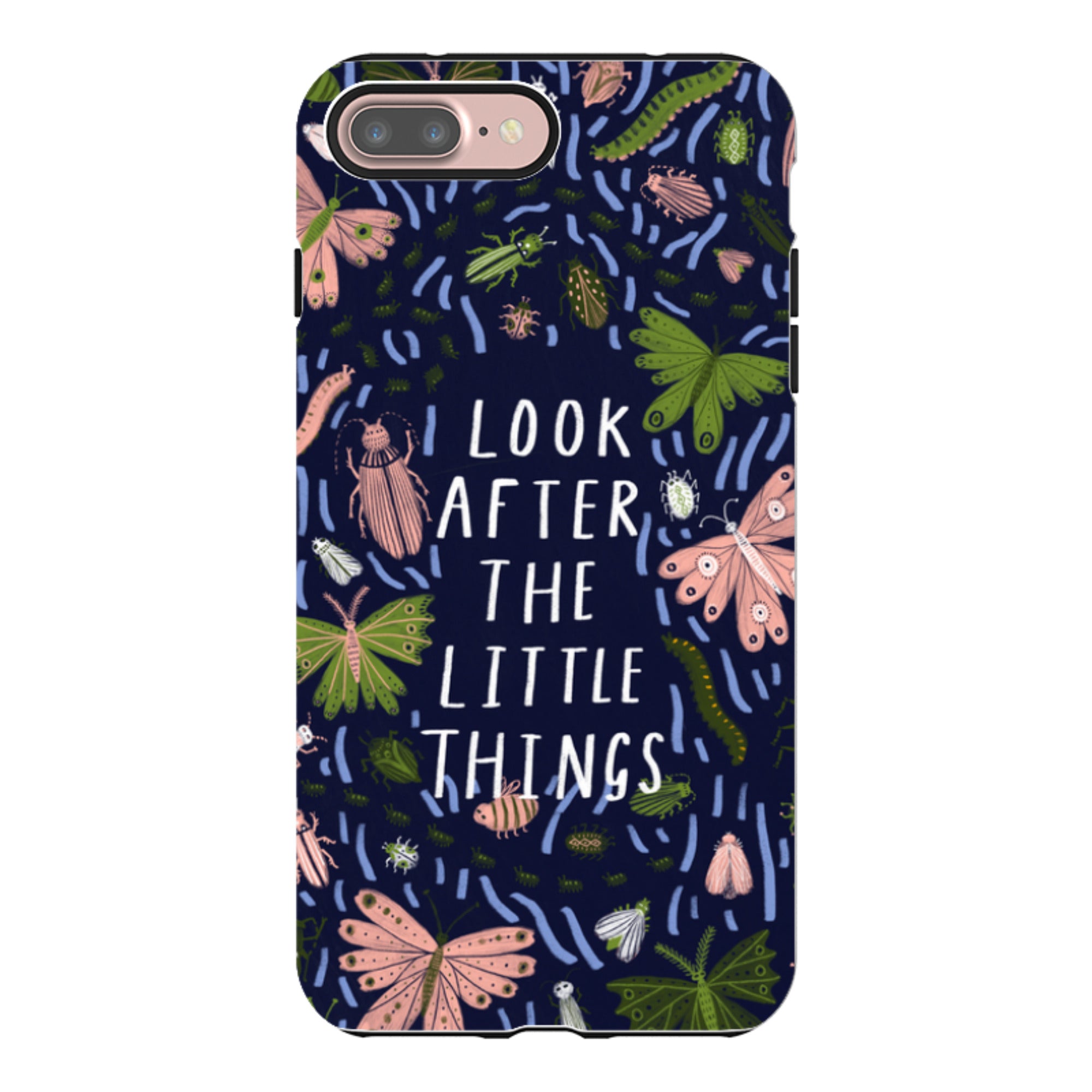 iPhone Tough Case - Little Things Blue By Lee Foster Wilson