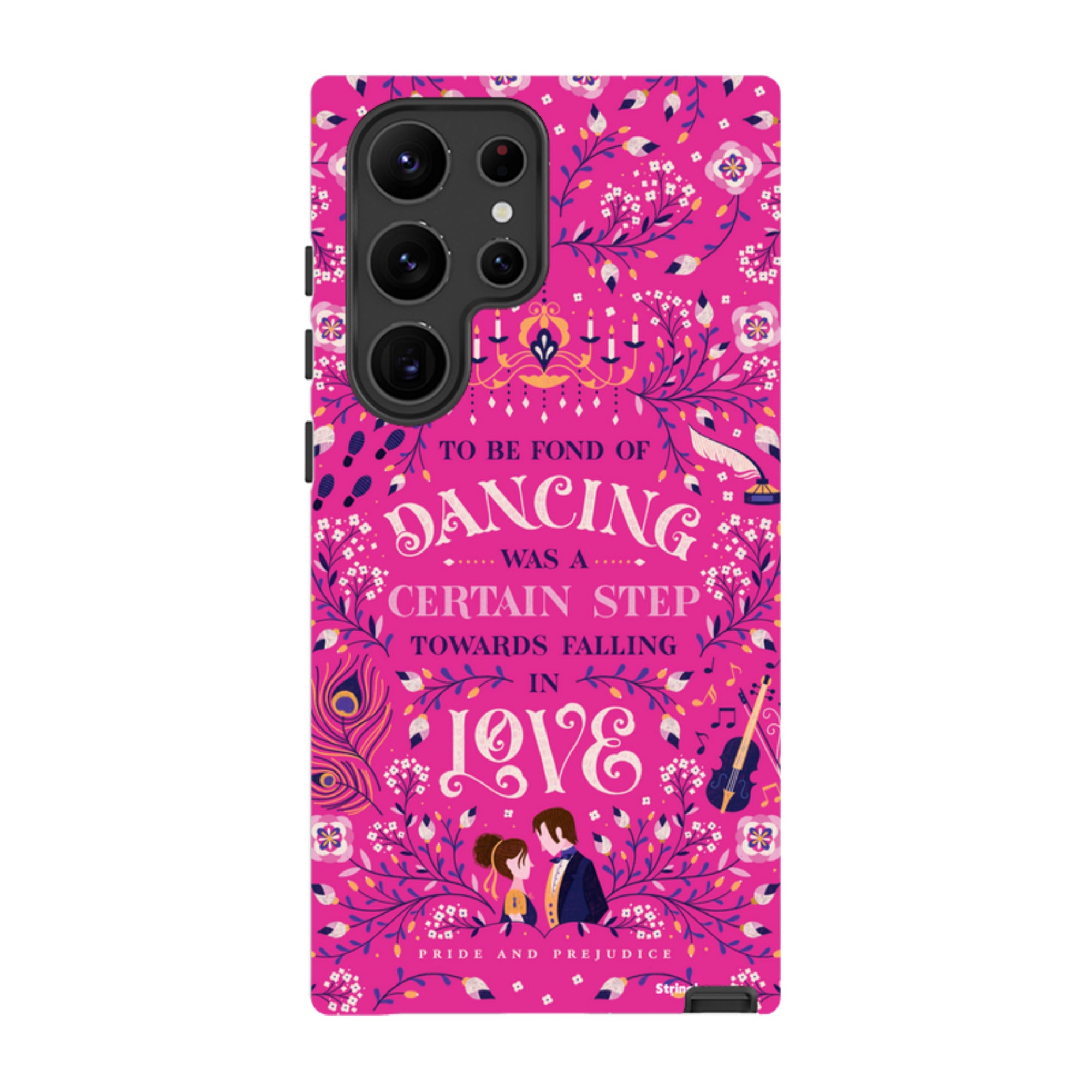 Samsung Tough Case - Pride And Prejudice Pink By Jenny Zemanek