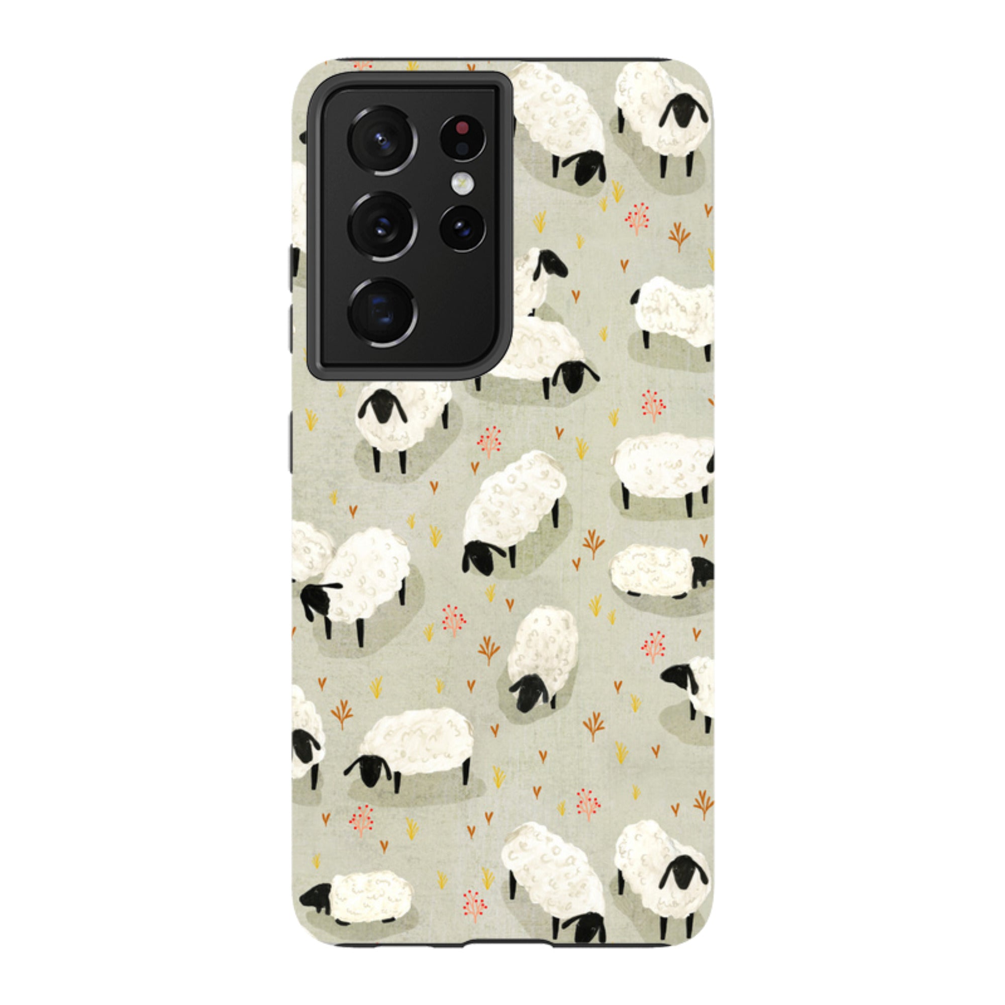 Samsung Tough Case - Sheep Grey By Katherine Quinn