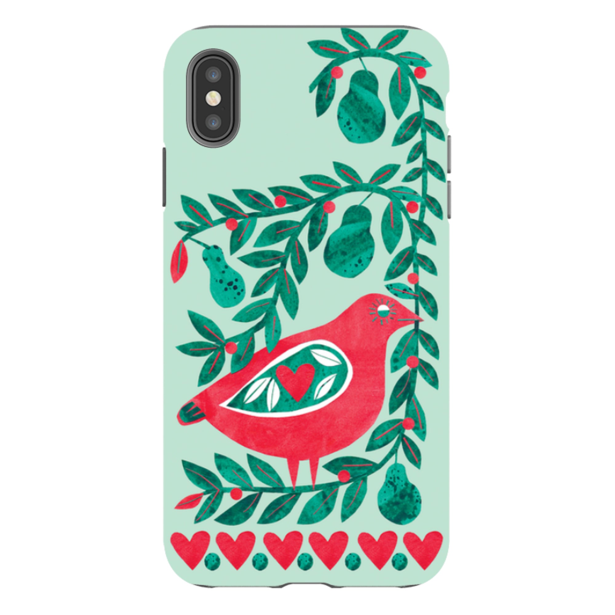 iPhone Tough Case - Partridge With Pears By Tracey English