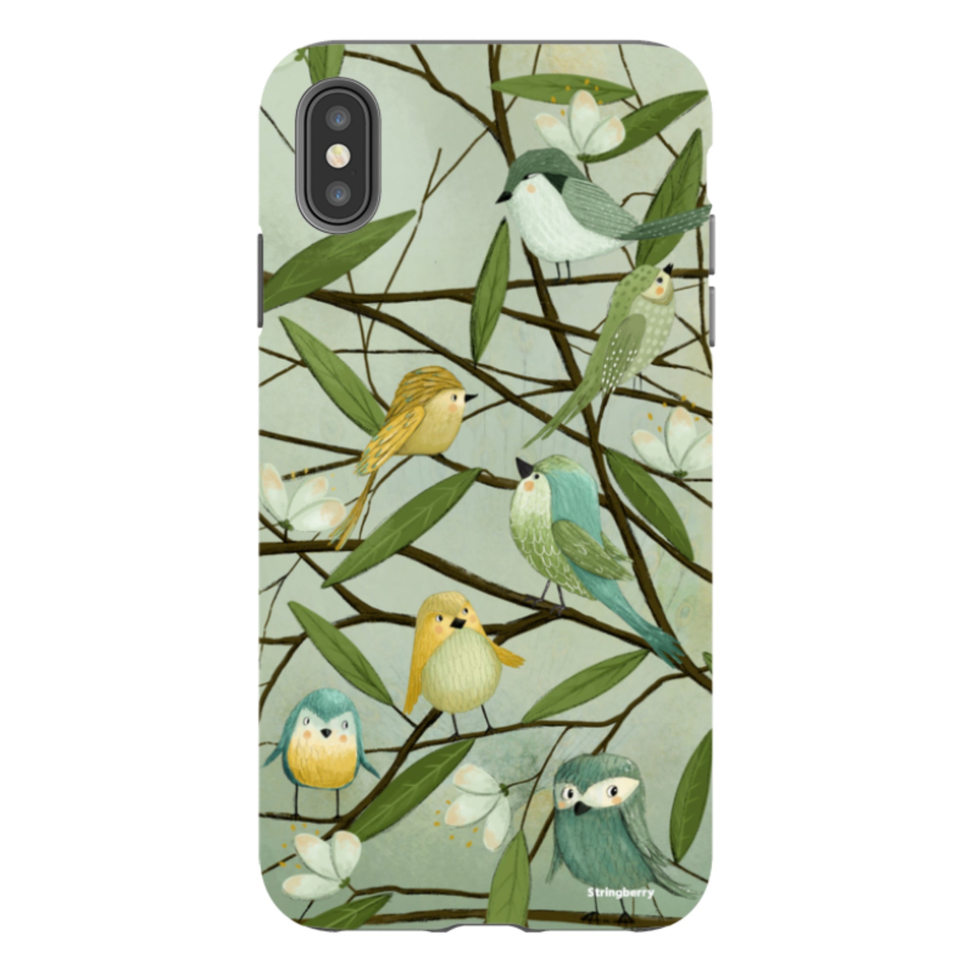 iPhone Tough Case - Birds By Maja Lindberg