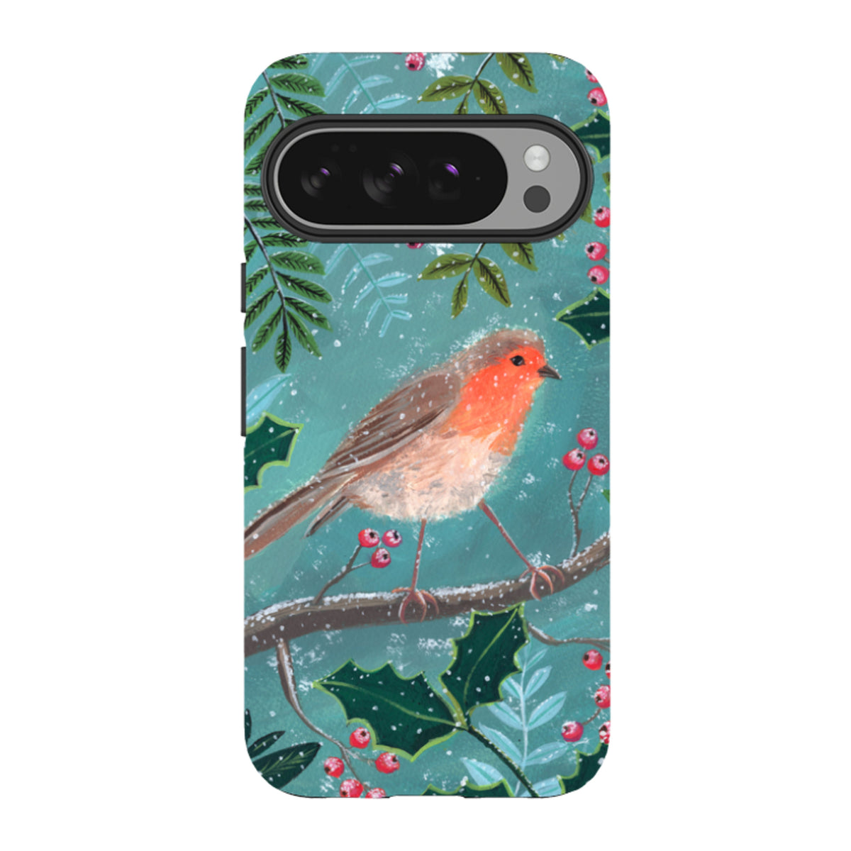 Google Tough Case - Christmas Robin By Mary Stubberfield