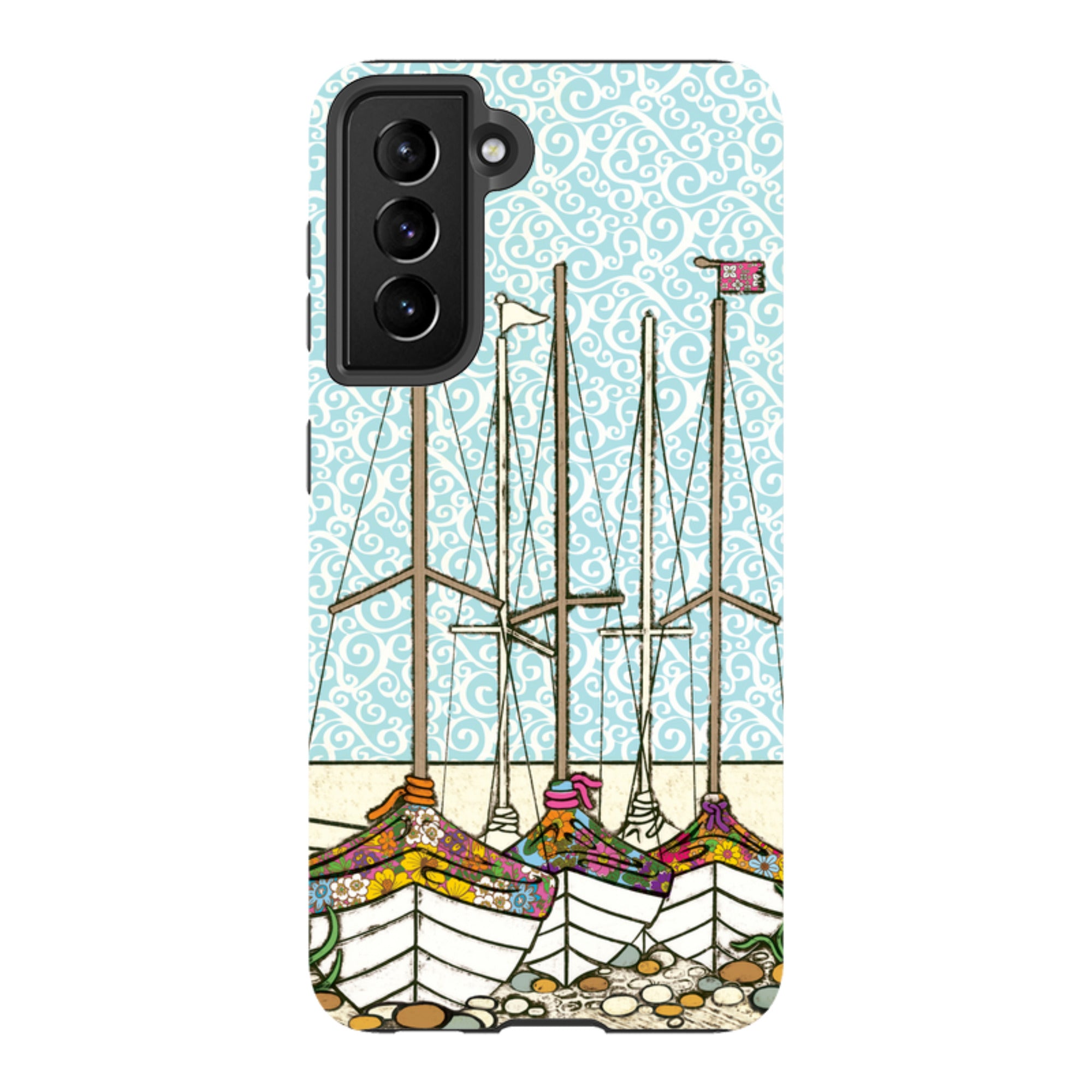 Samsung Tough Case - Boats At Rest By Amelia Bowman