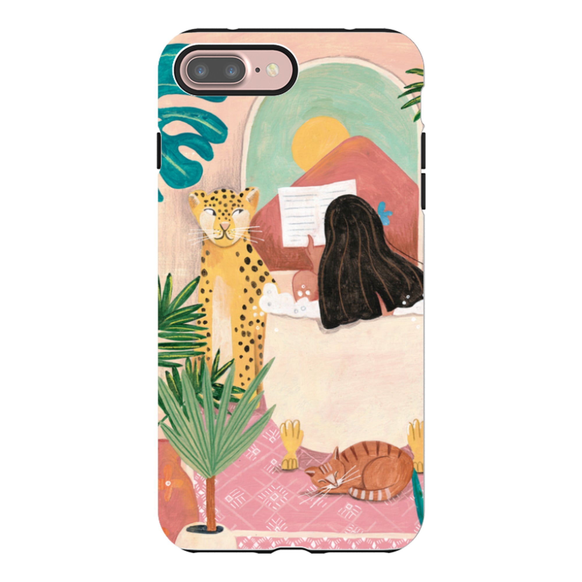 iPhone Tough Case - Bath Time By Caroline Bonne Muller