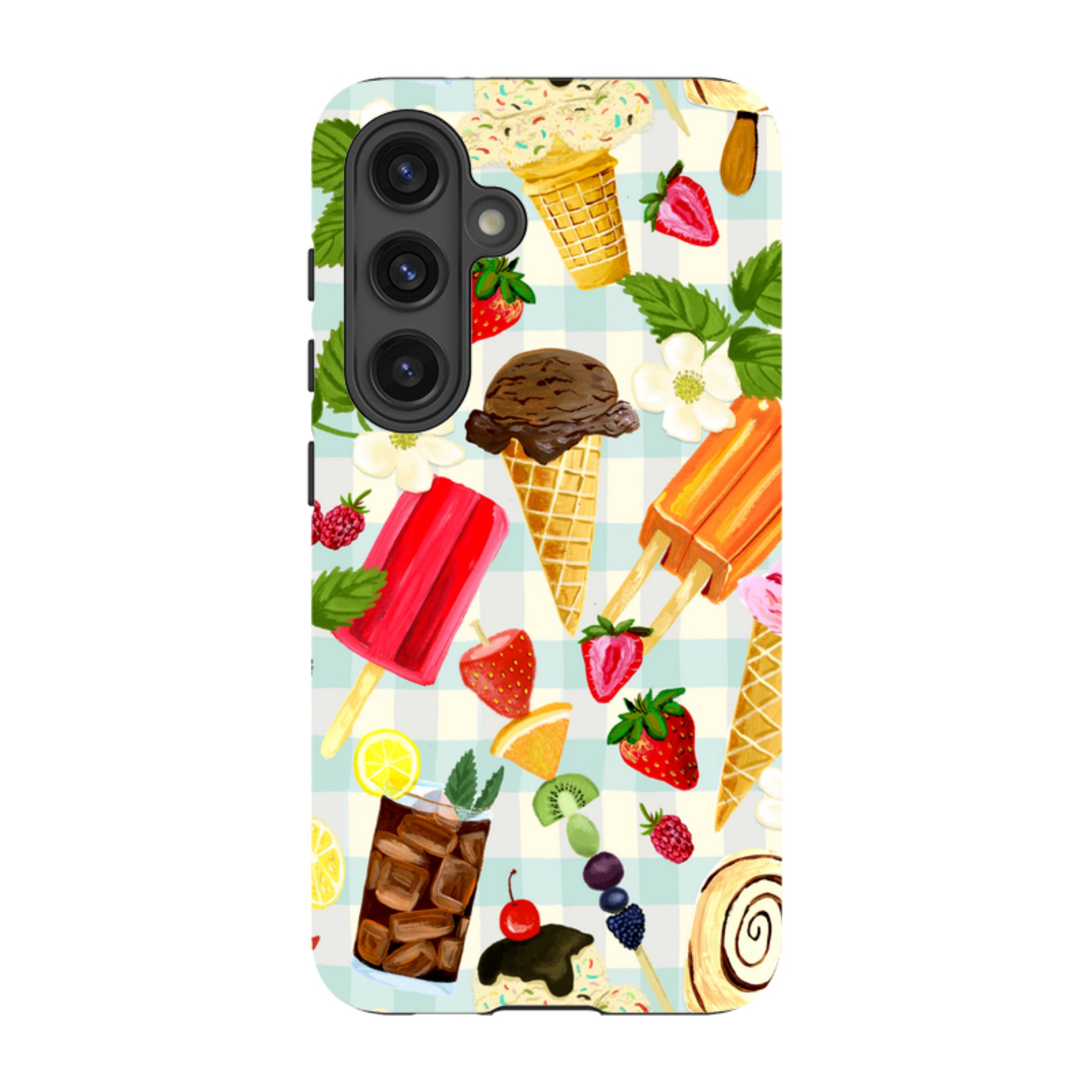 Samsung Tough Case - Ice Floral By Abby Jacobs