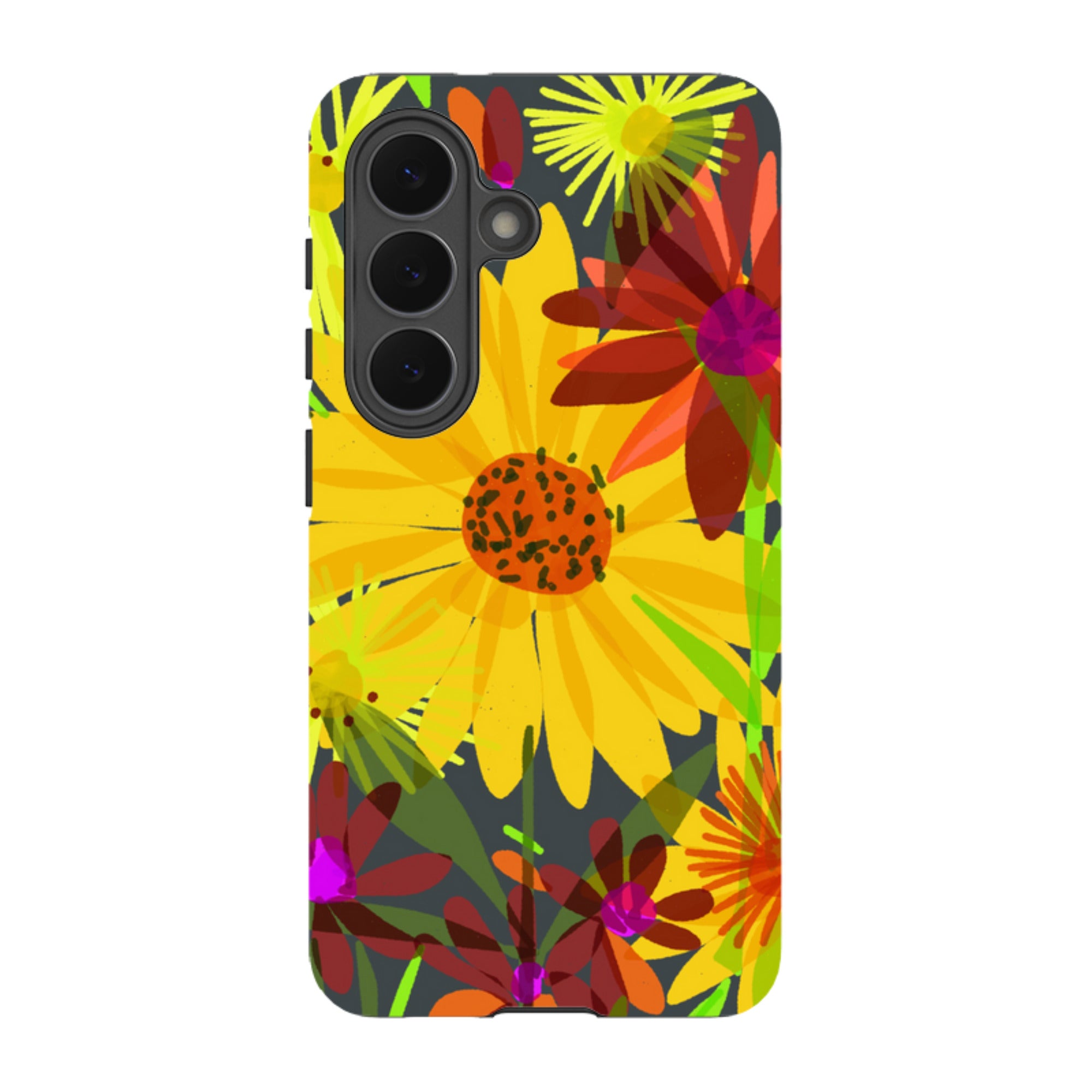Samsung Tough Case - Sunflowers By Sarah Campbell