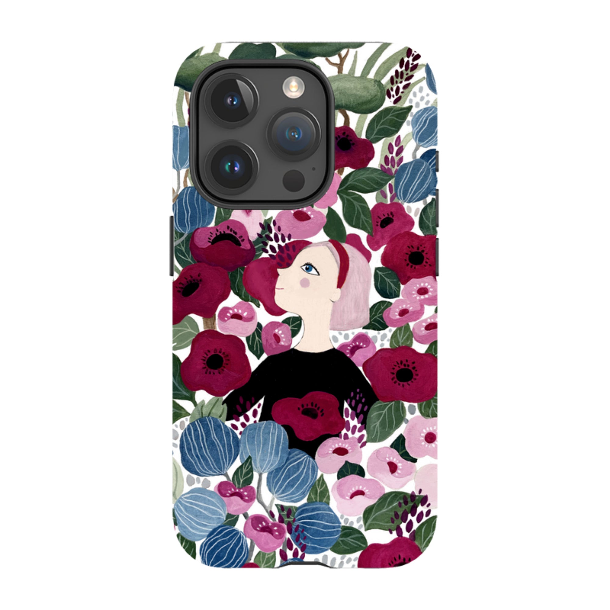 iPhone Tough Case - Flower Garden By Bex Parkin