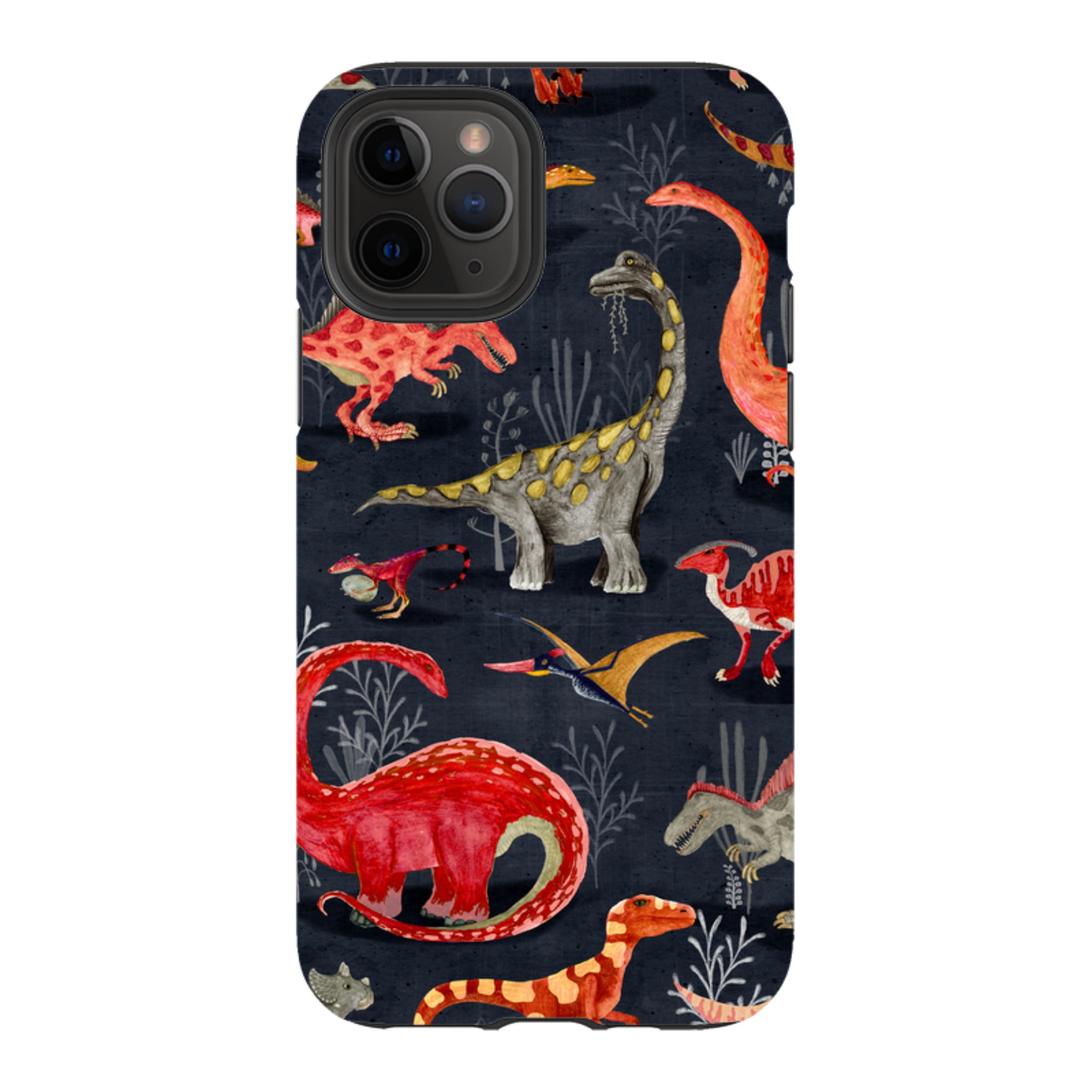 iPhone Tough Case - Parisian Dinosaurs By Katherine Quinn