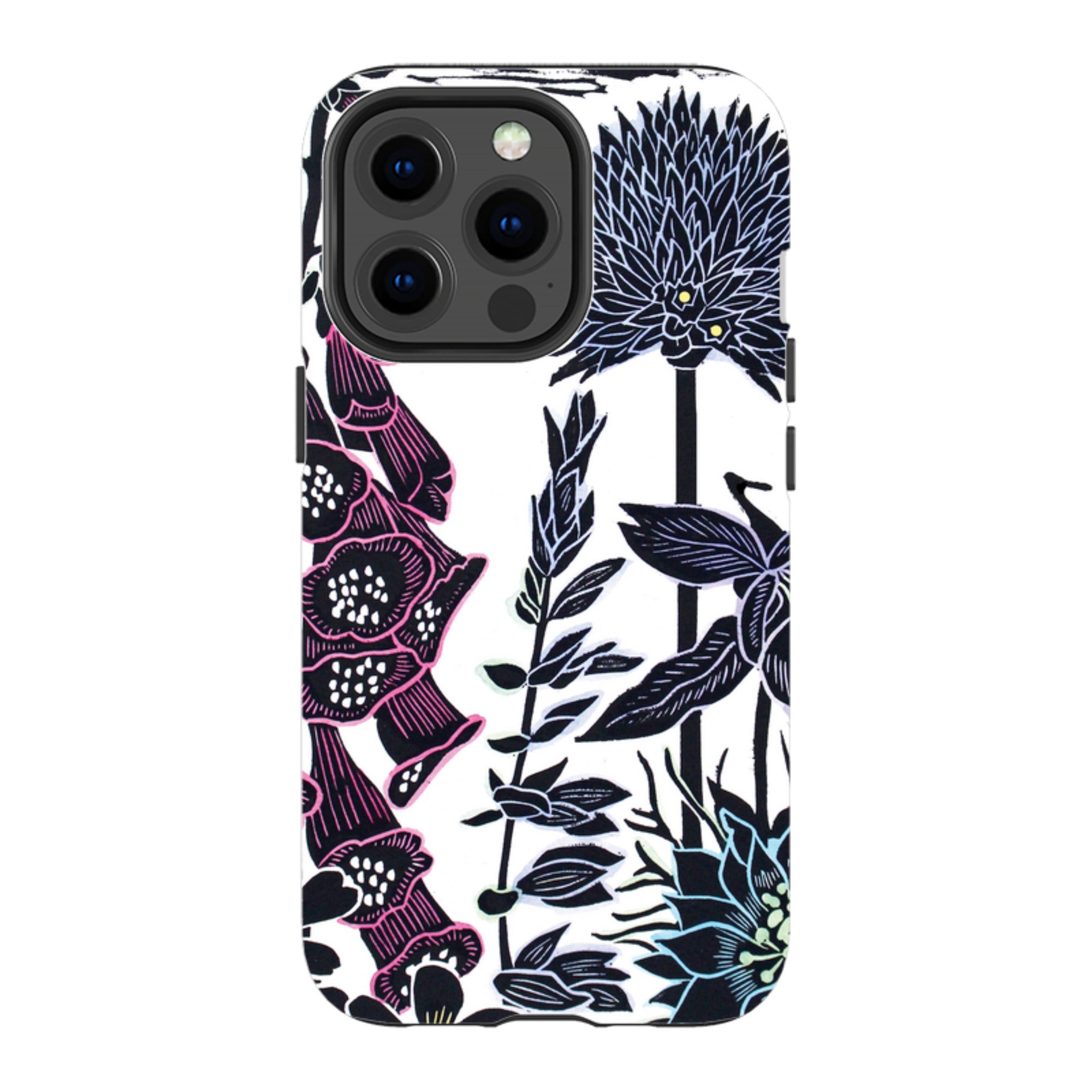 iPhone Tough Case - Foxgloves By Kate Heiss