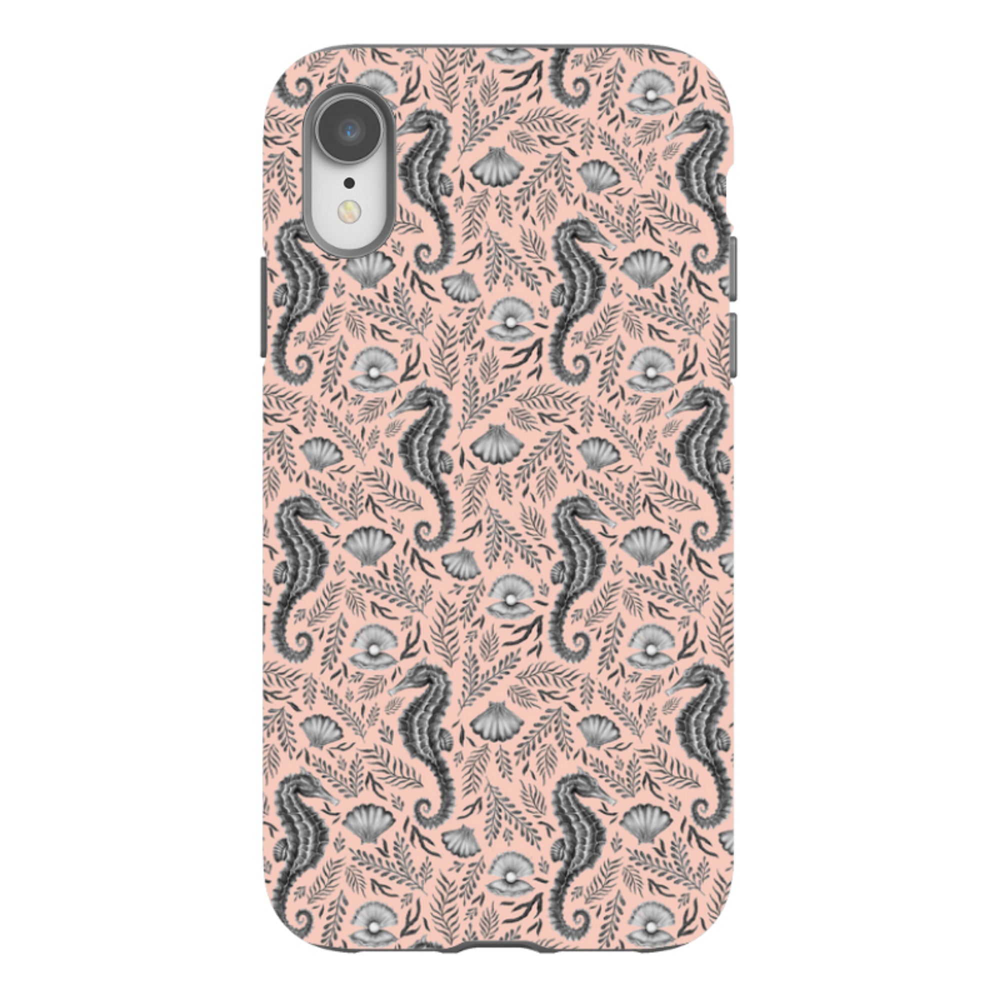 iPhone Tough Case - Seahorse Coral By Catherine Rowe