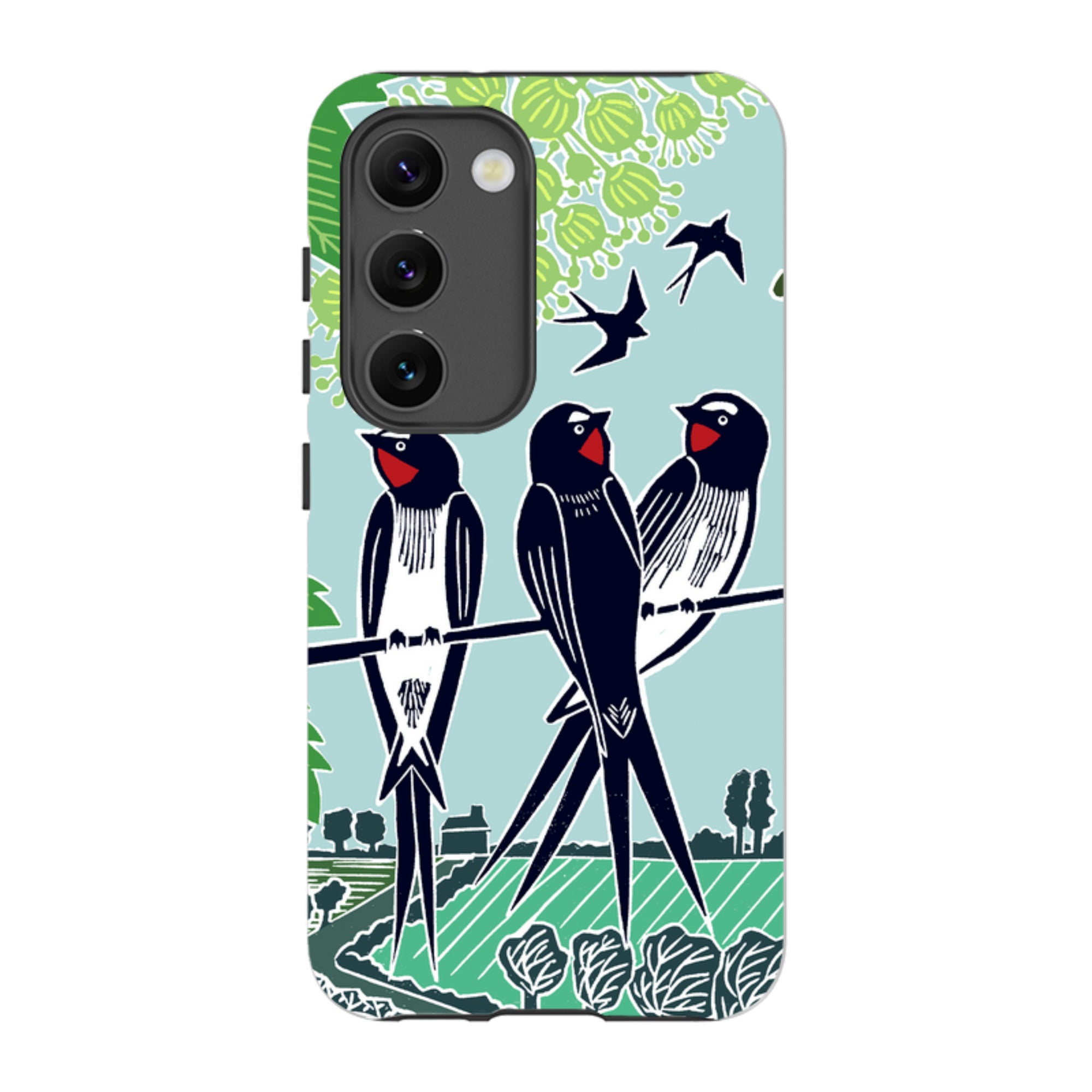 Samsung Tough Case - Swallows By Kate Heiss