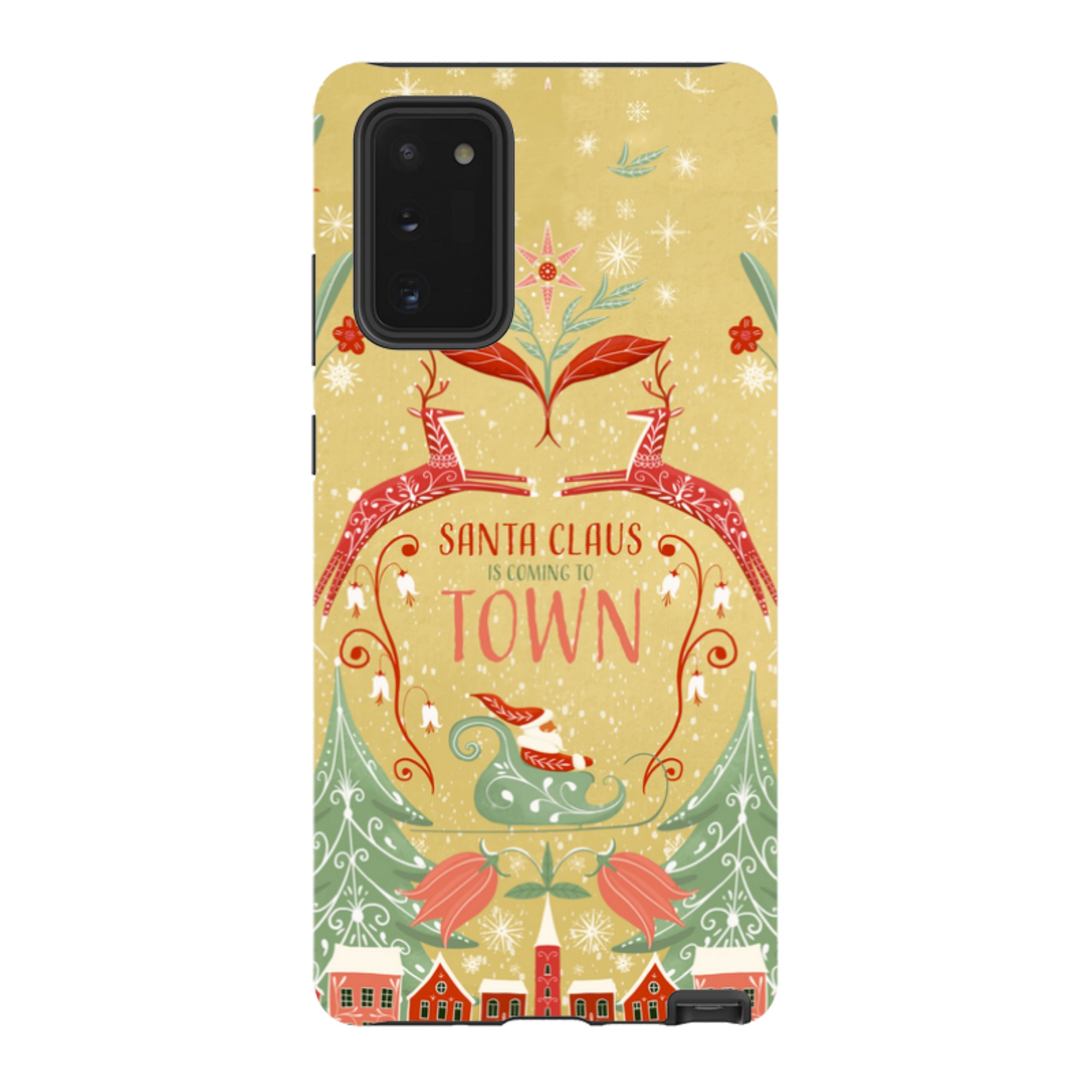 Samsung Tough Case - Santa Claus Is Coming To Town By Maja Lindberg