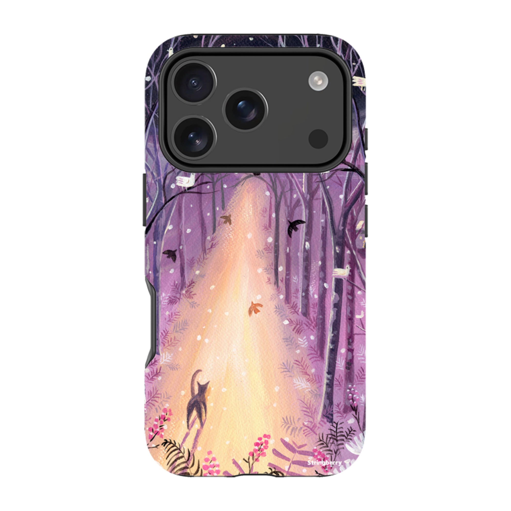 iPhone Tough Case - Forest Cat By Mary Stubberfield