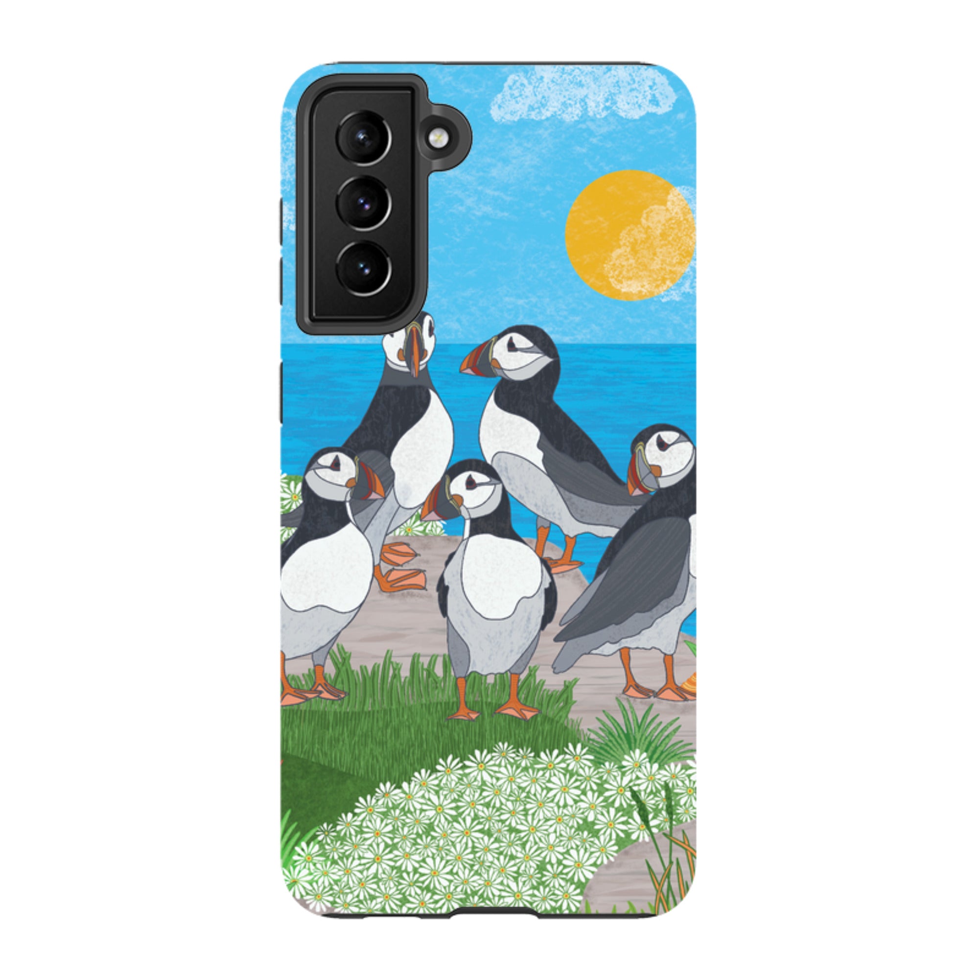 Samsung Tough Case - Puffins By Natalie Pedetti Prack