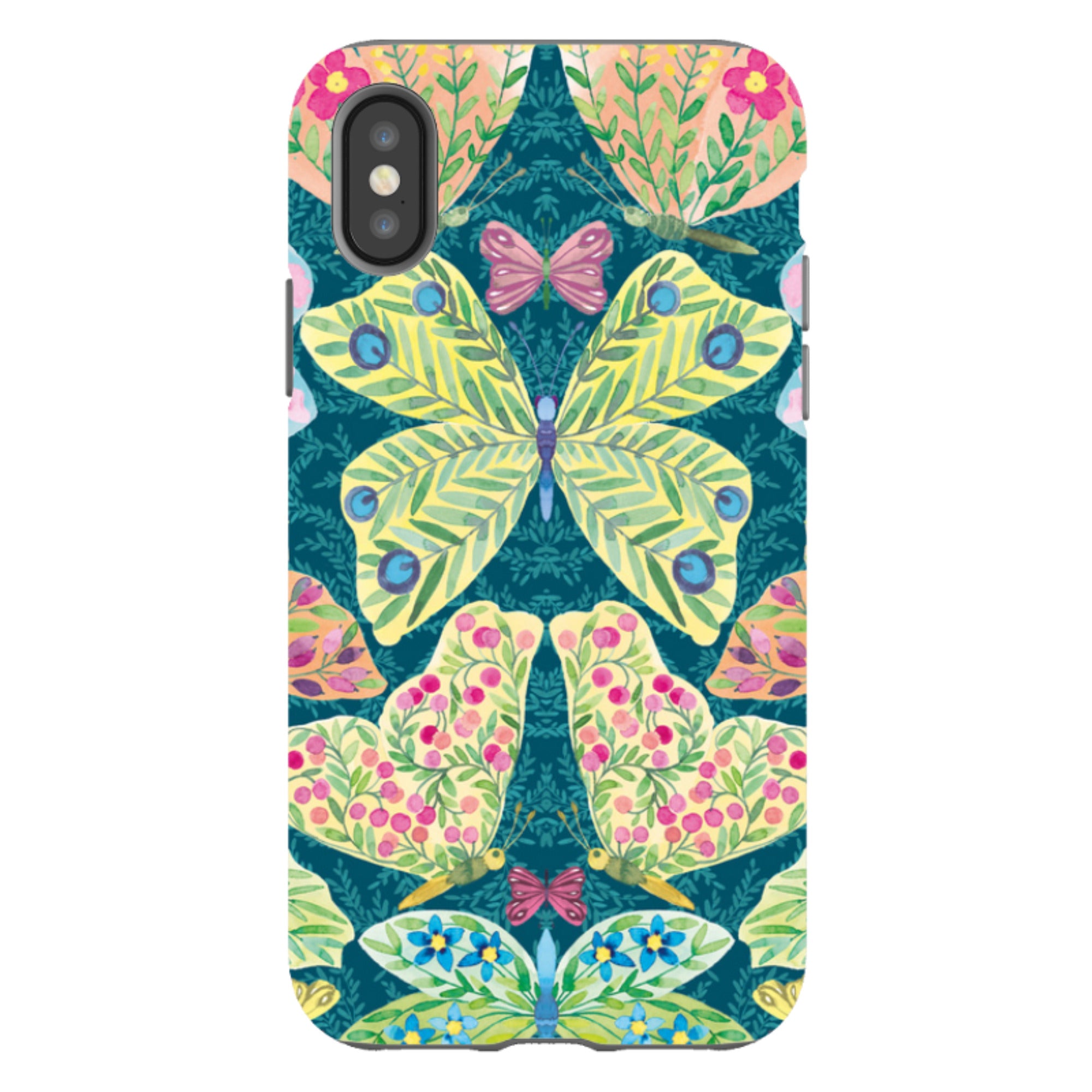 iPhone Tough Case - Butterflies By Elisabeth Haager