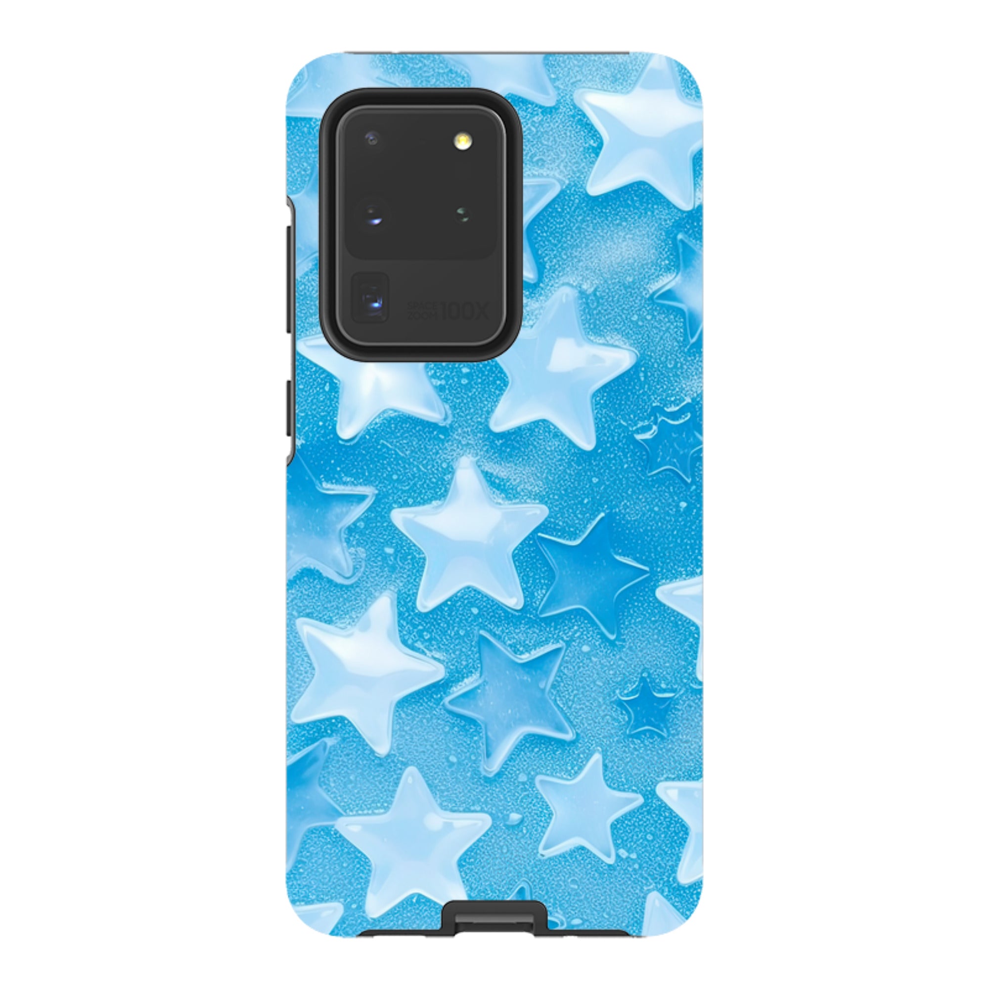 Samsung Tough Case - Blue Stars I  (Case Does Not Glitter)