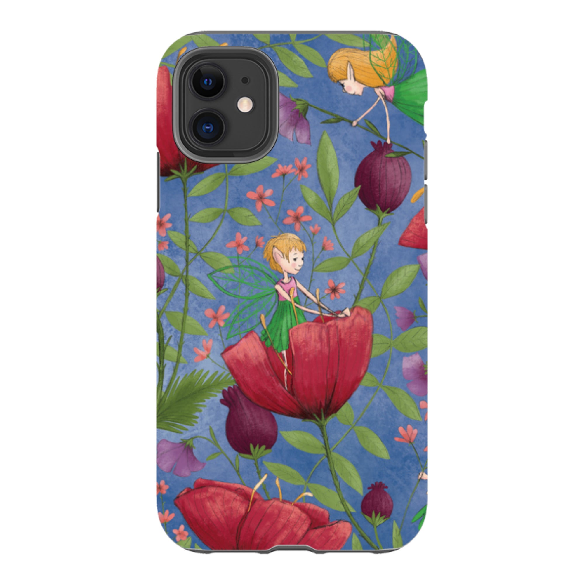 iPhone Tough Case - Fairies And Flowers By Maja Lindberg