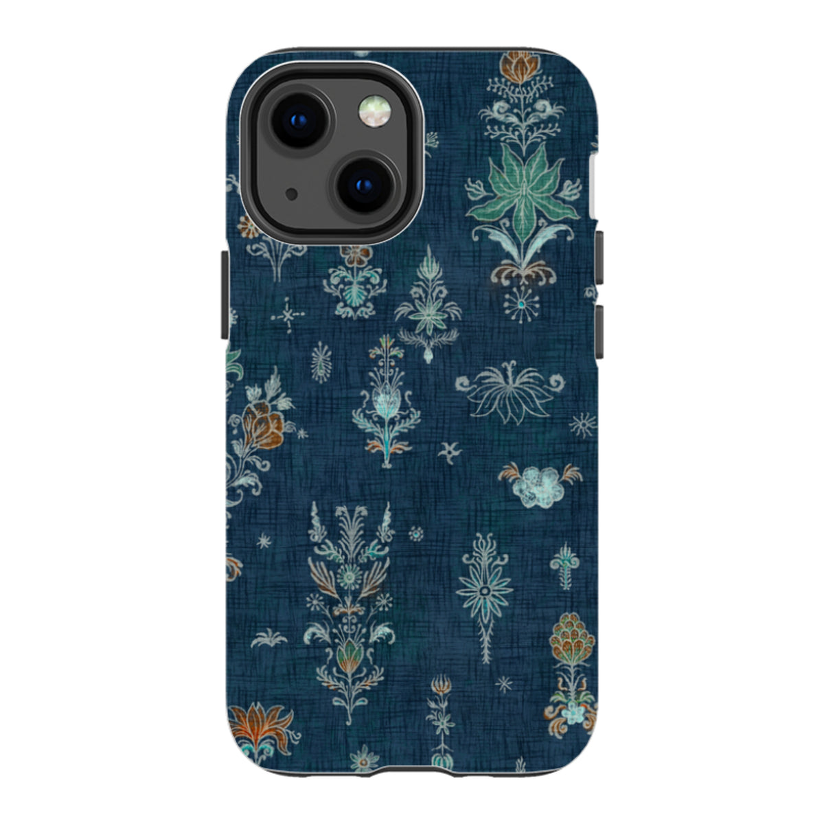 iPhone Tough Case - Jewel Spirit - Navy Rust By Katherine Quinn