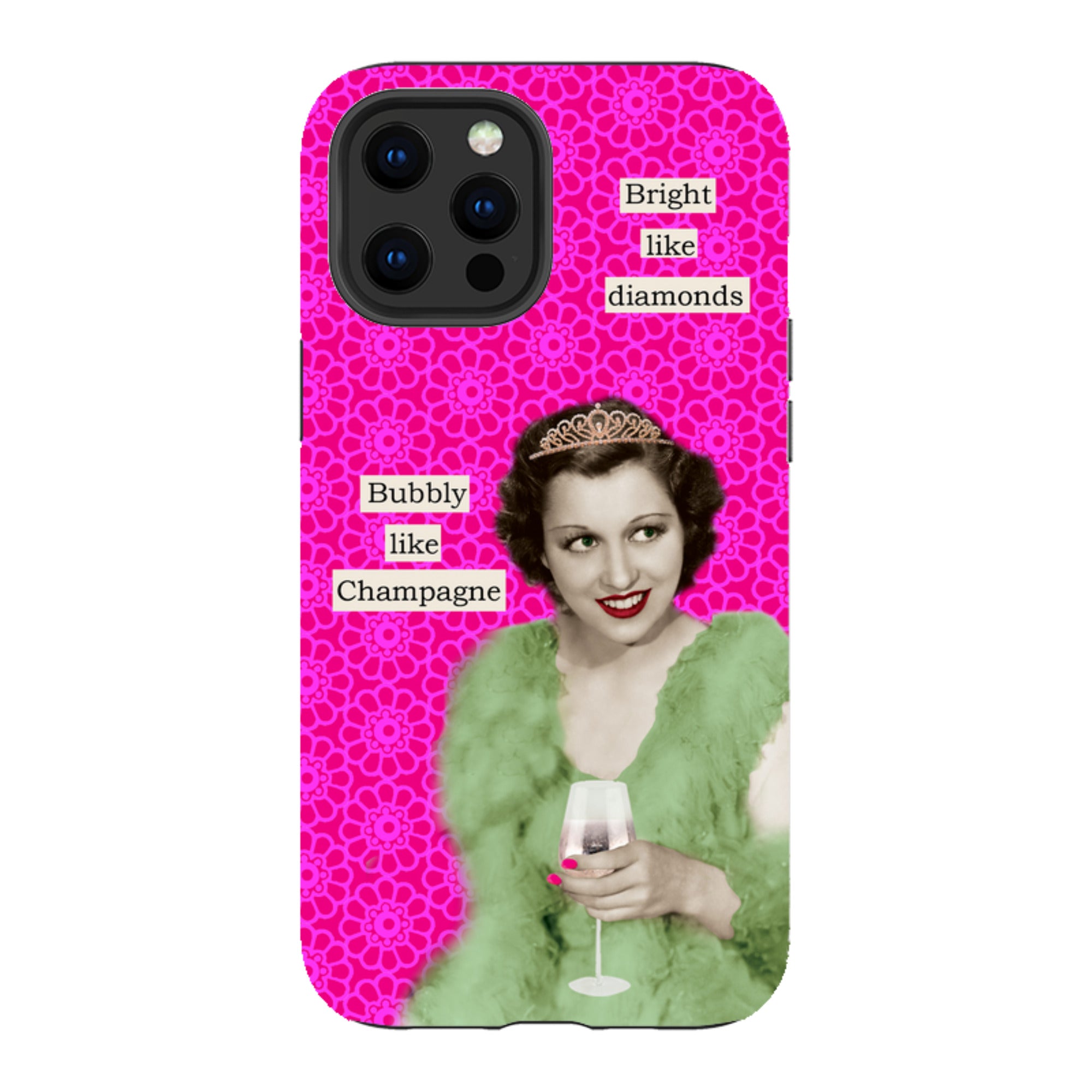 iPhone Tough Case - Bright Like Diamonds By Clare Jordan