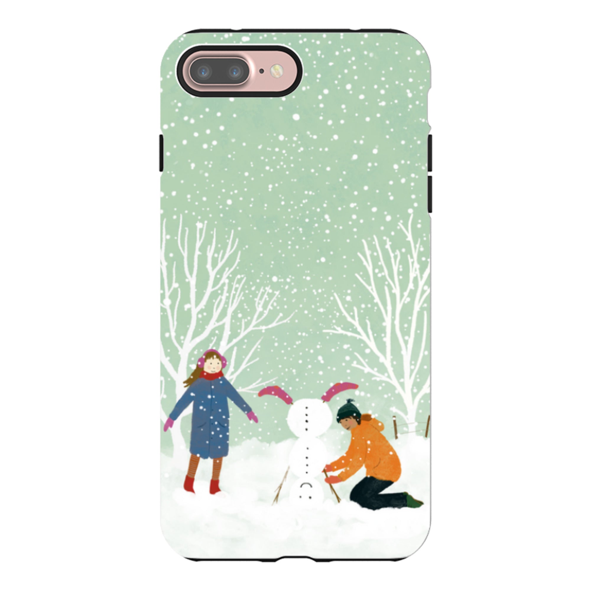 iPhone Tough Case - Snowball Building By Katherine Quinn