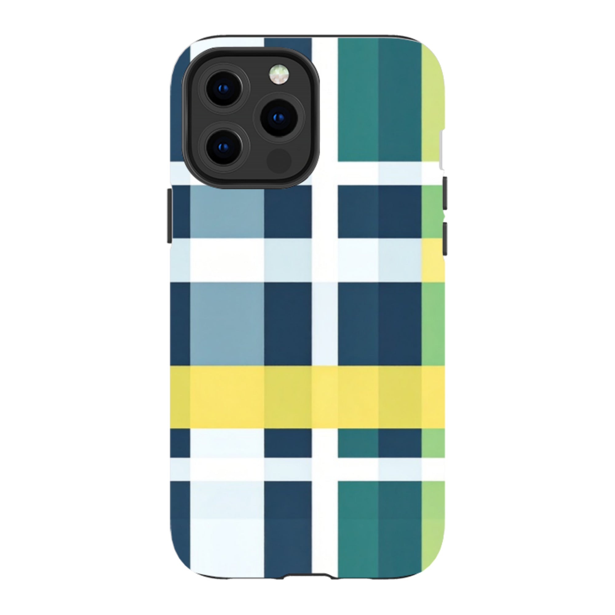 iPhone MagSafe Tough Case - Forest Gingham