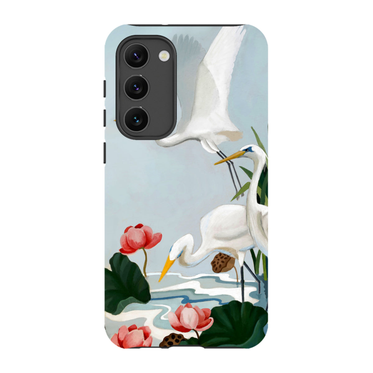 Samsung Tough Case - Egrets And Lillie's By Bex Parkin