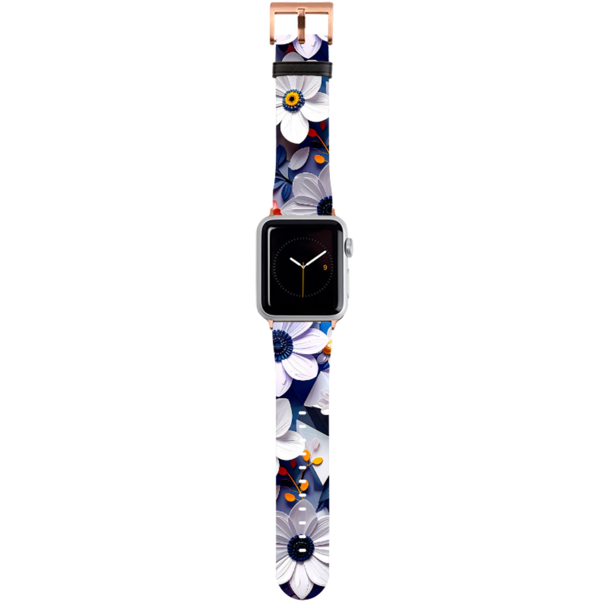 Summer Blue Florals Apple Watch Strap
