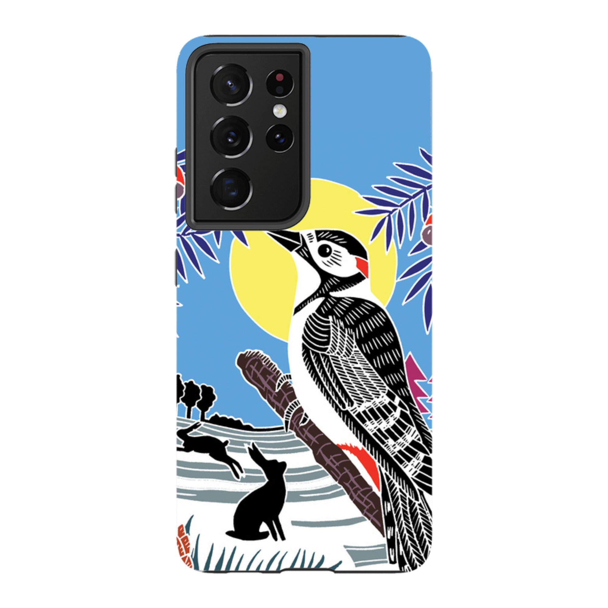 Samsung Tough Case - Woodpecker Yellow By Kate Heiss