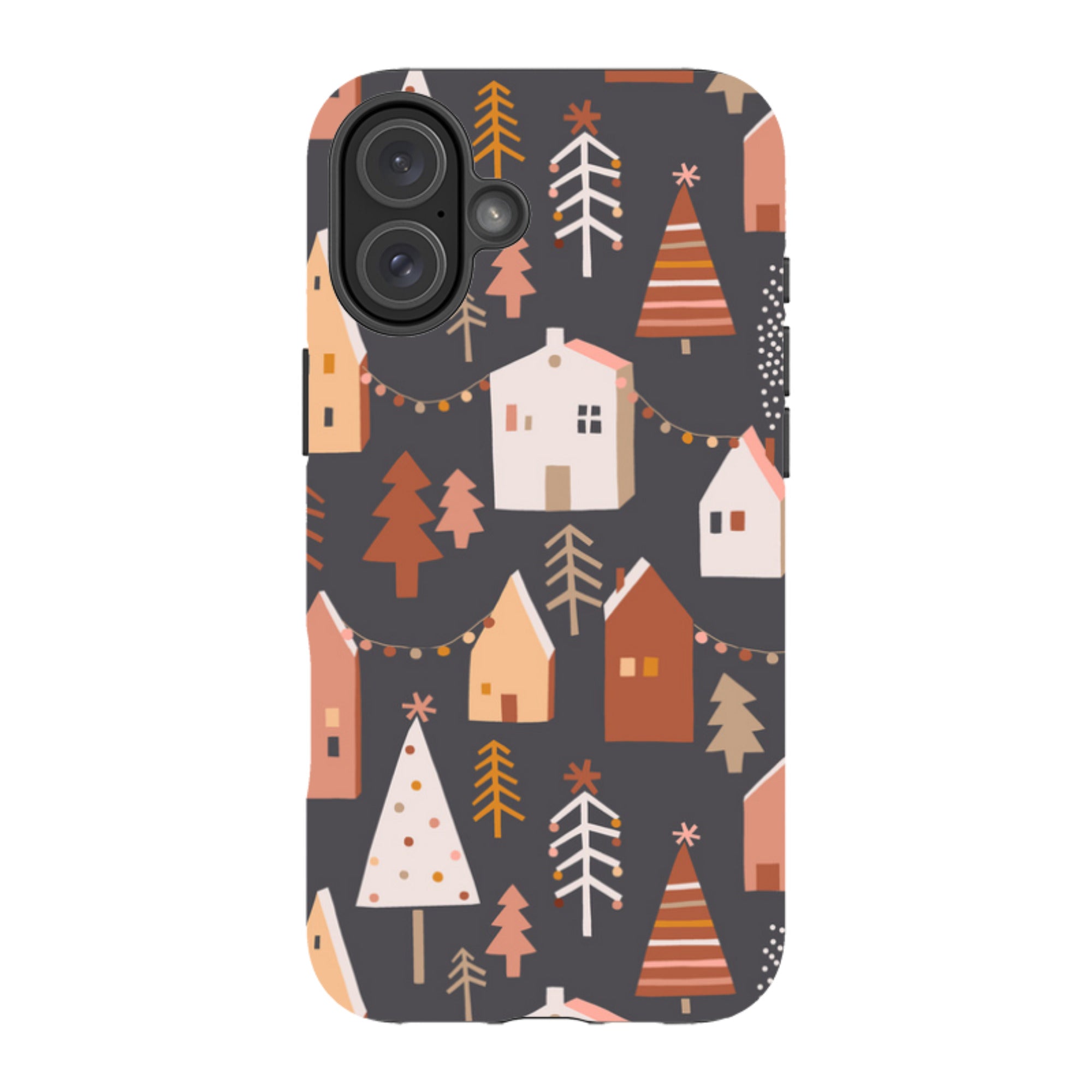 iPhone Tough Case - Street Xmas Dark