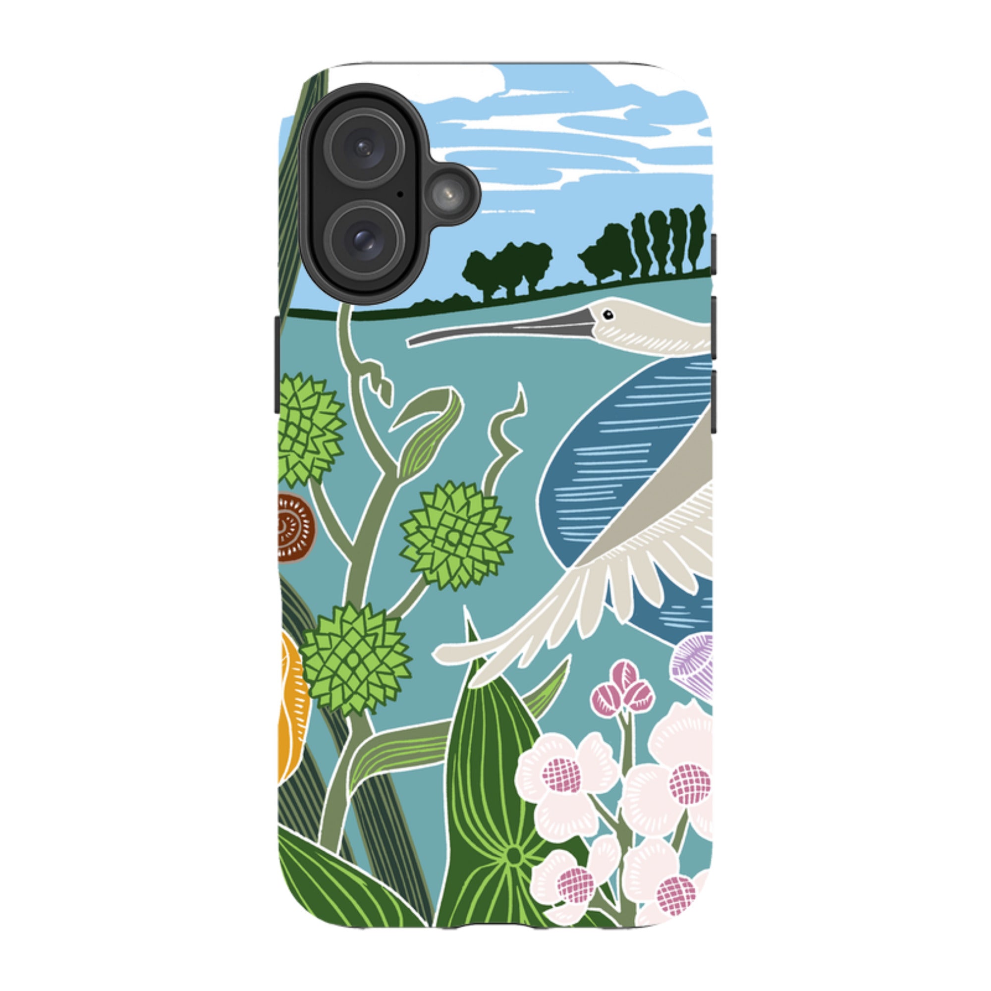 iPhone Tough Case - Spoonbill By Kate Heiss