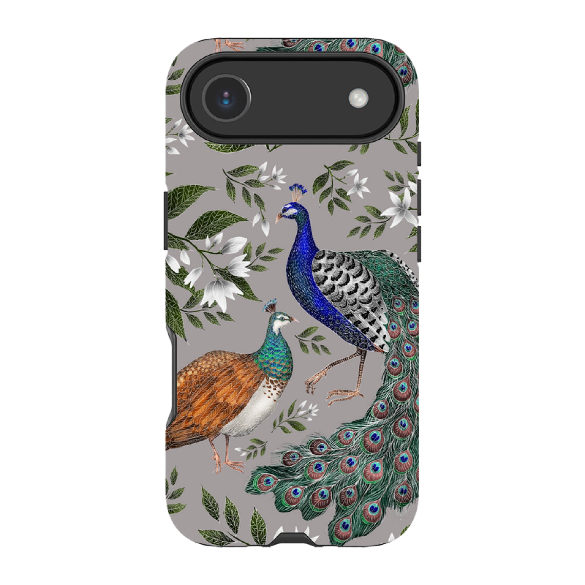 iPhone Tough Case - Peahen And Peacock By Catherine Rowe