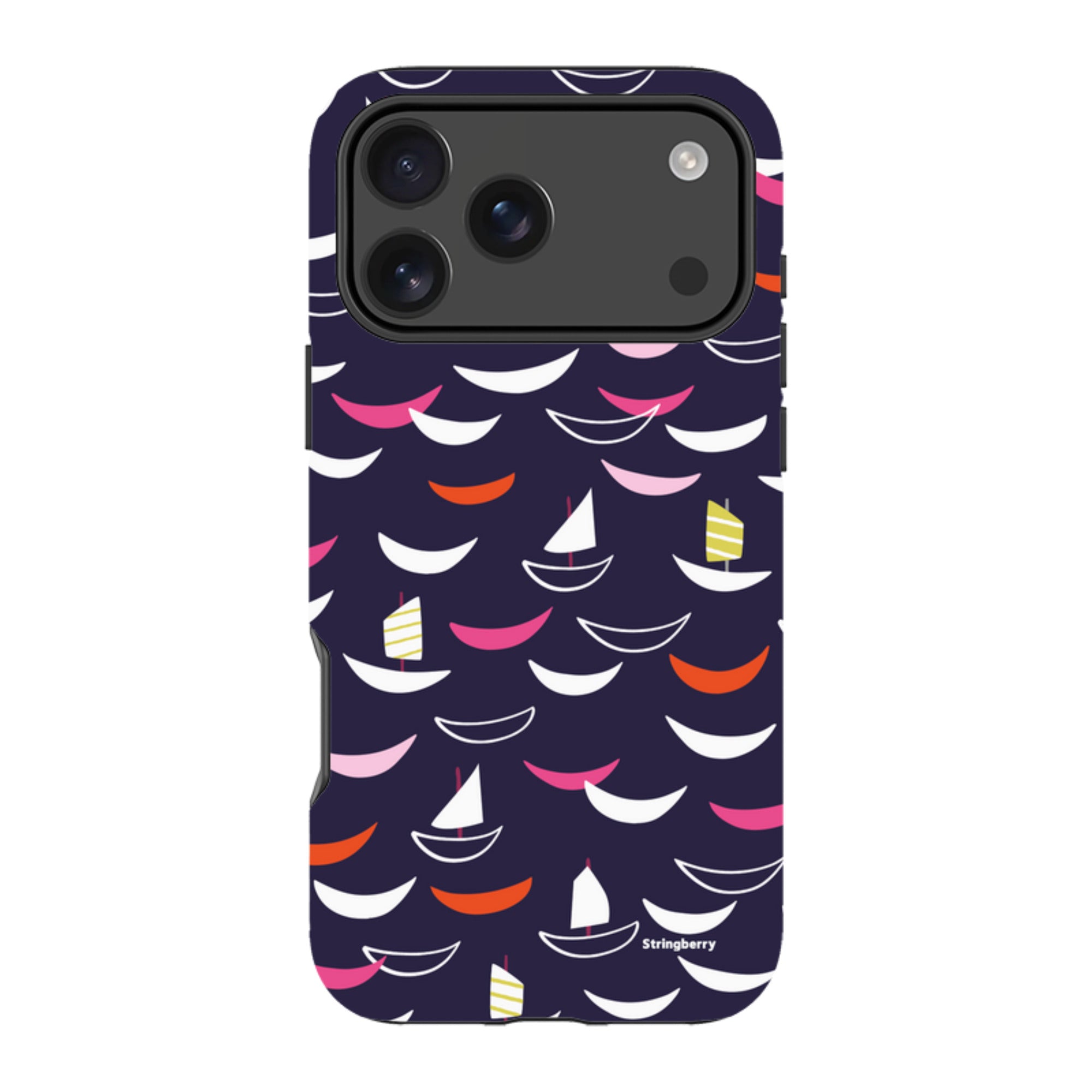 iPhone MagSafe Tough Case -  Little Boats By Ali Brookes
