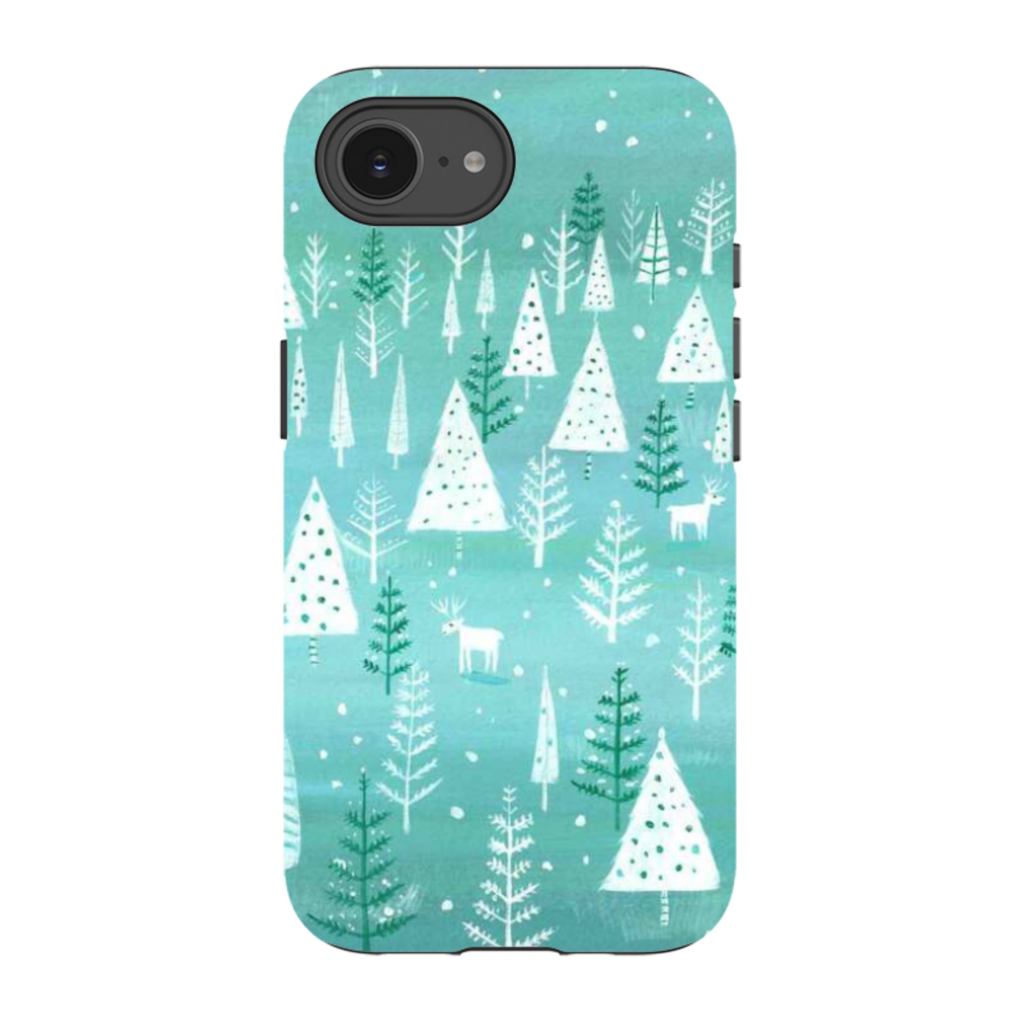 iPhone Tough Case - Teal Tundra By Mary Stubberfield