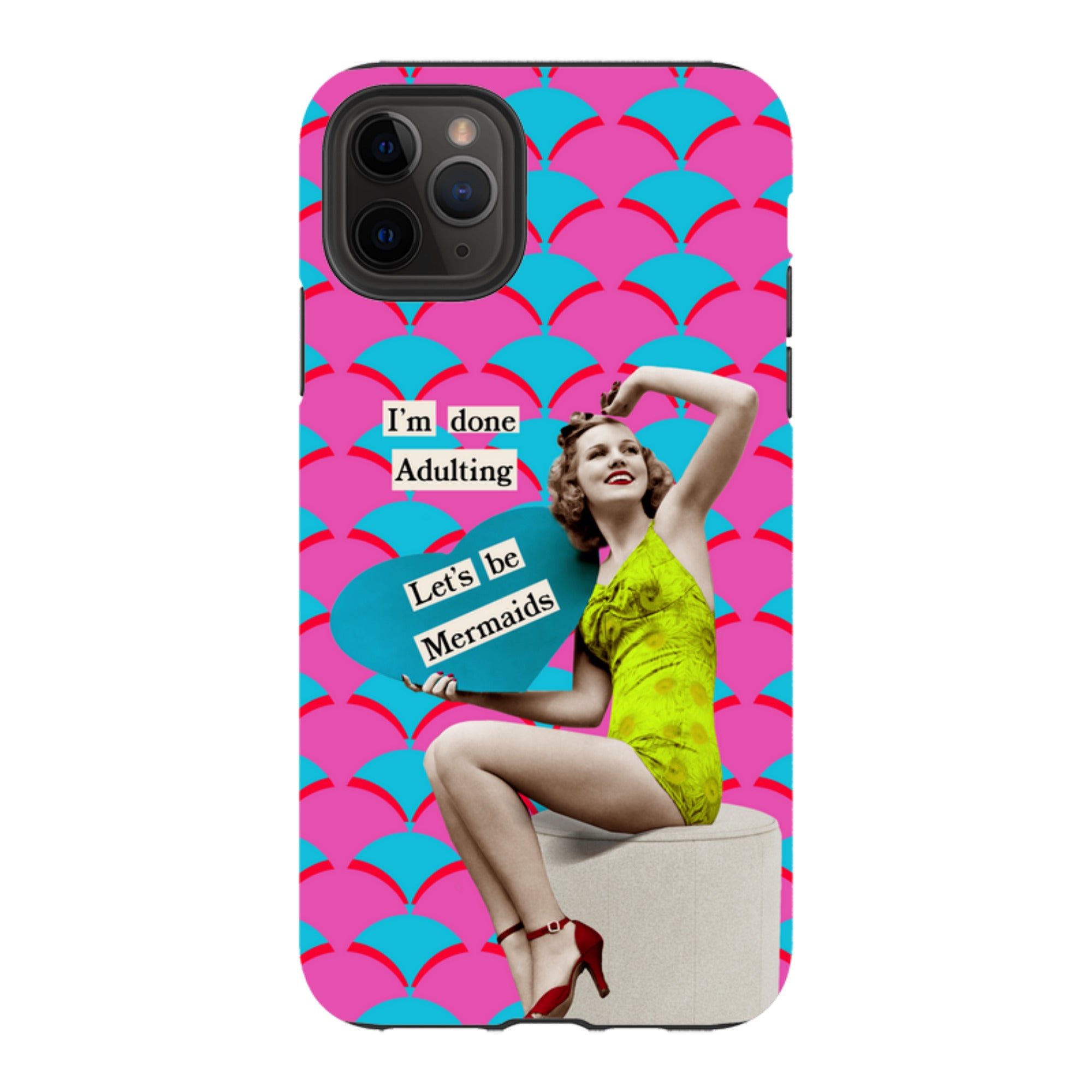 iPhone Tough Case - Mermaid By Clare Jordan