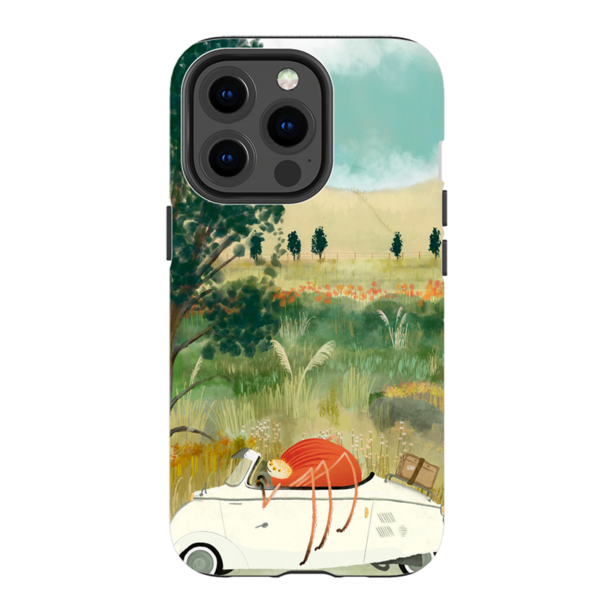iPhone MagSafe Tough Case -  Happy Travels By Katherine Quinn