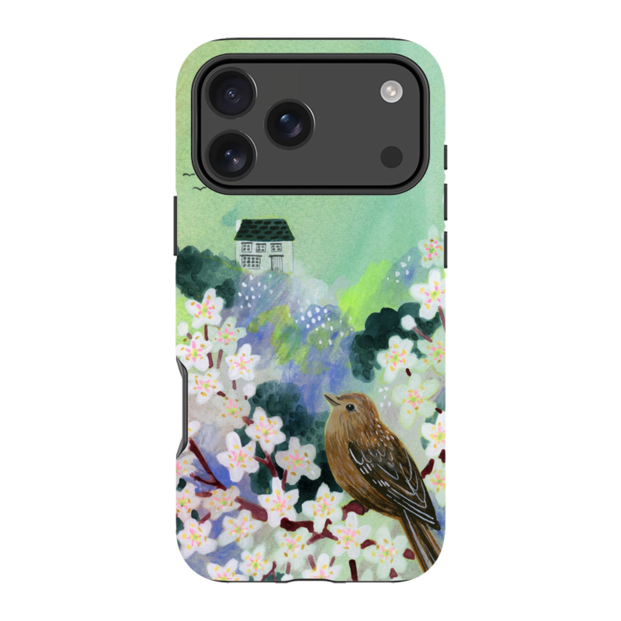iPhone Tough Case - Blackthorn in the Valley By Lee Foster Wilson