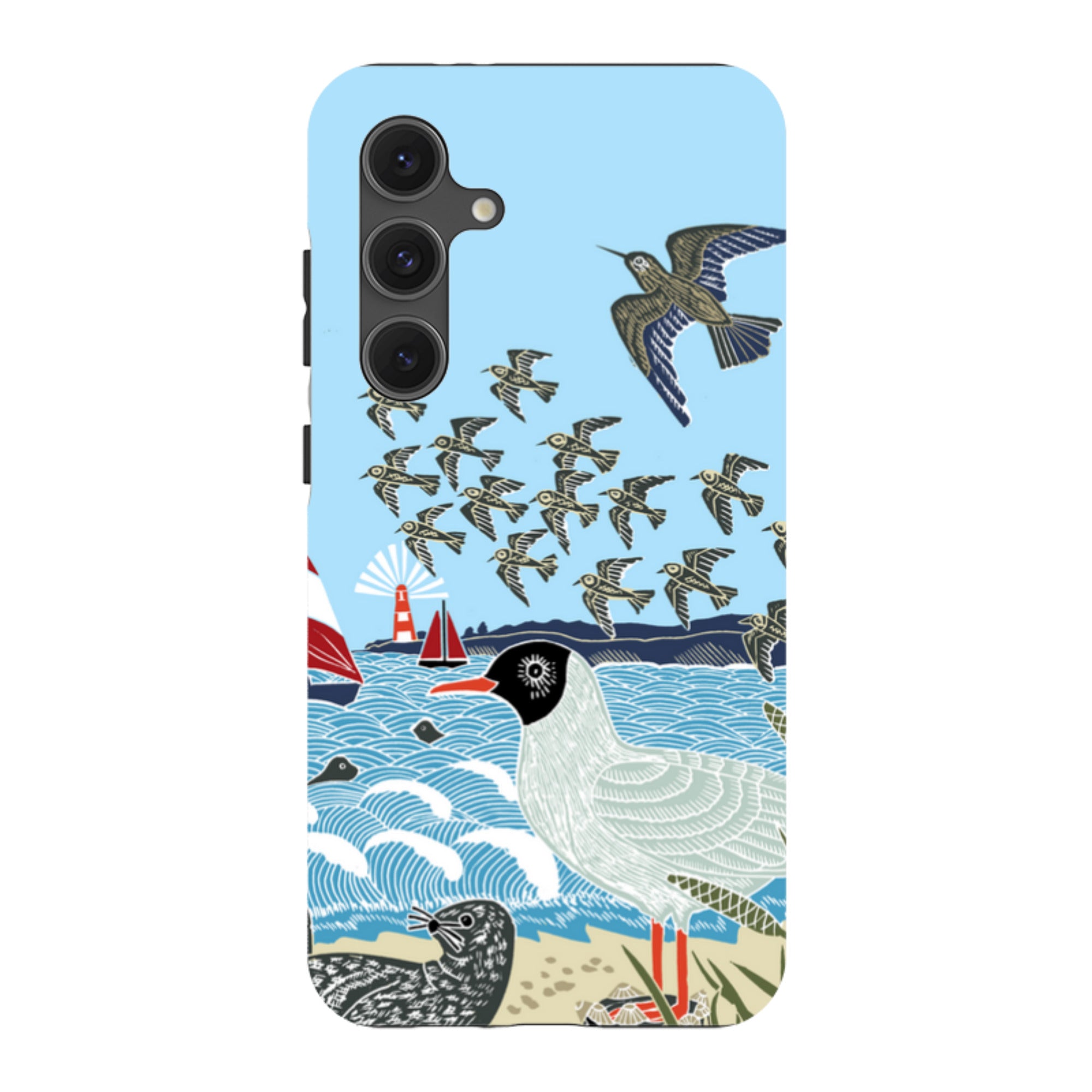 Samsung Tough  Case - Seagulls And Seals By Kate heiss