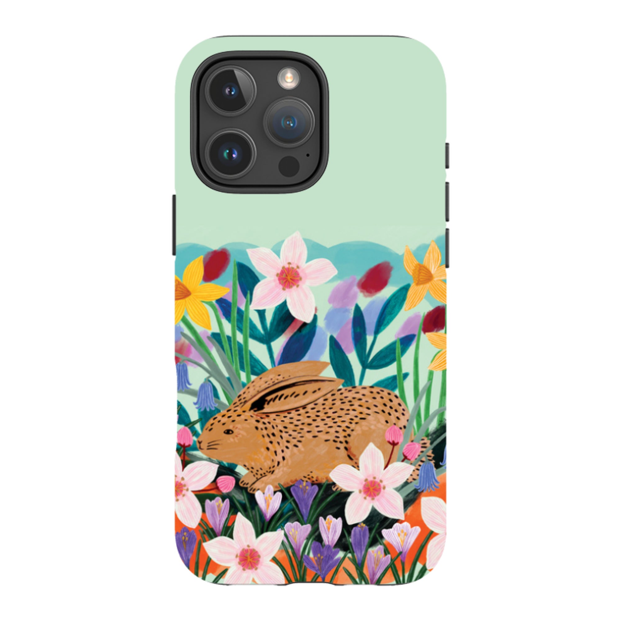 iPhone Tough Case - Spring Bunny By Lee Foster Wilson