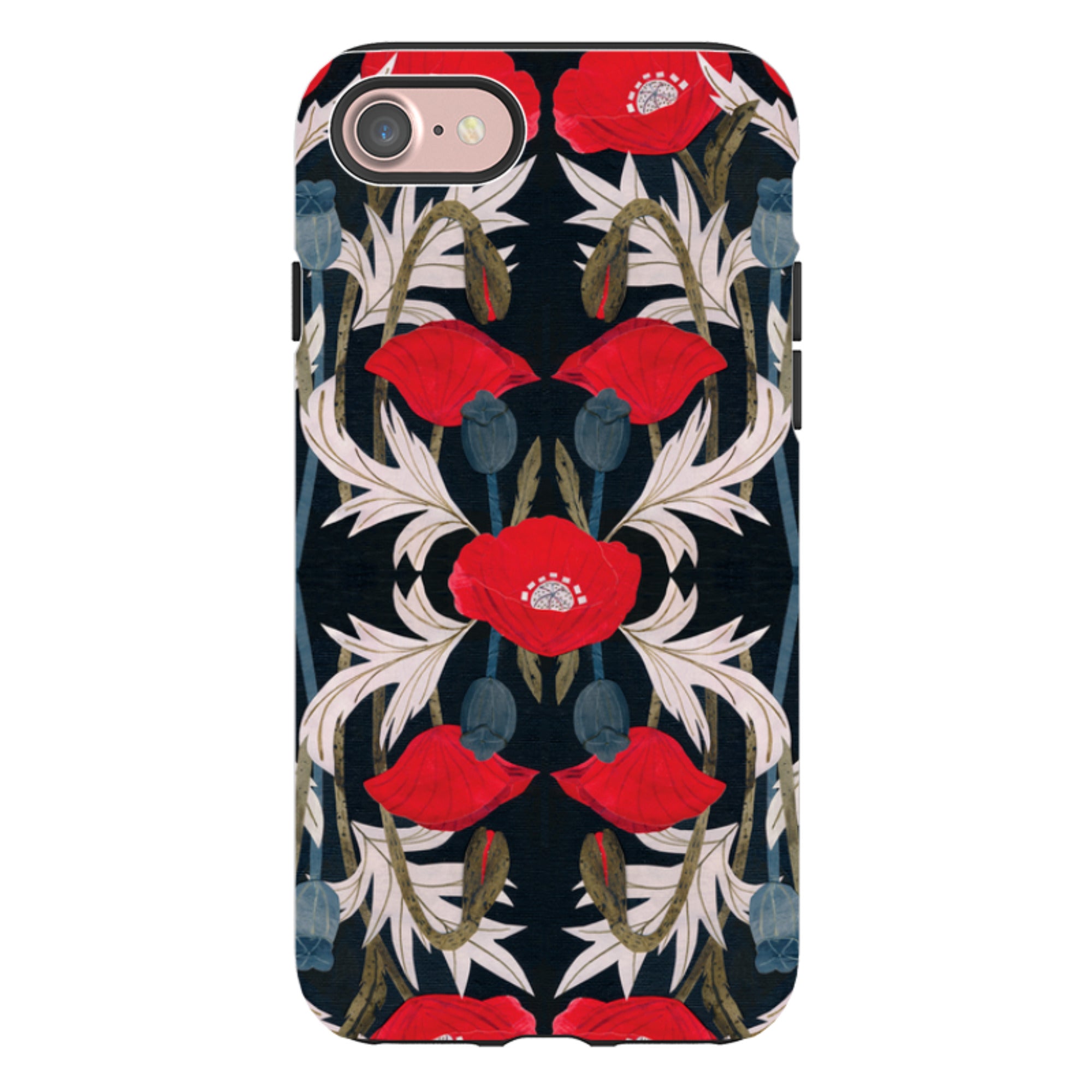 iPhone Tough Case - Poppy By Tracey English