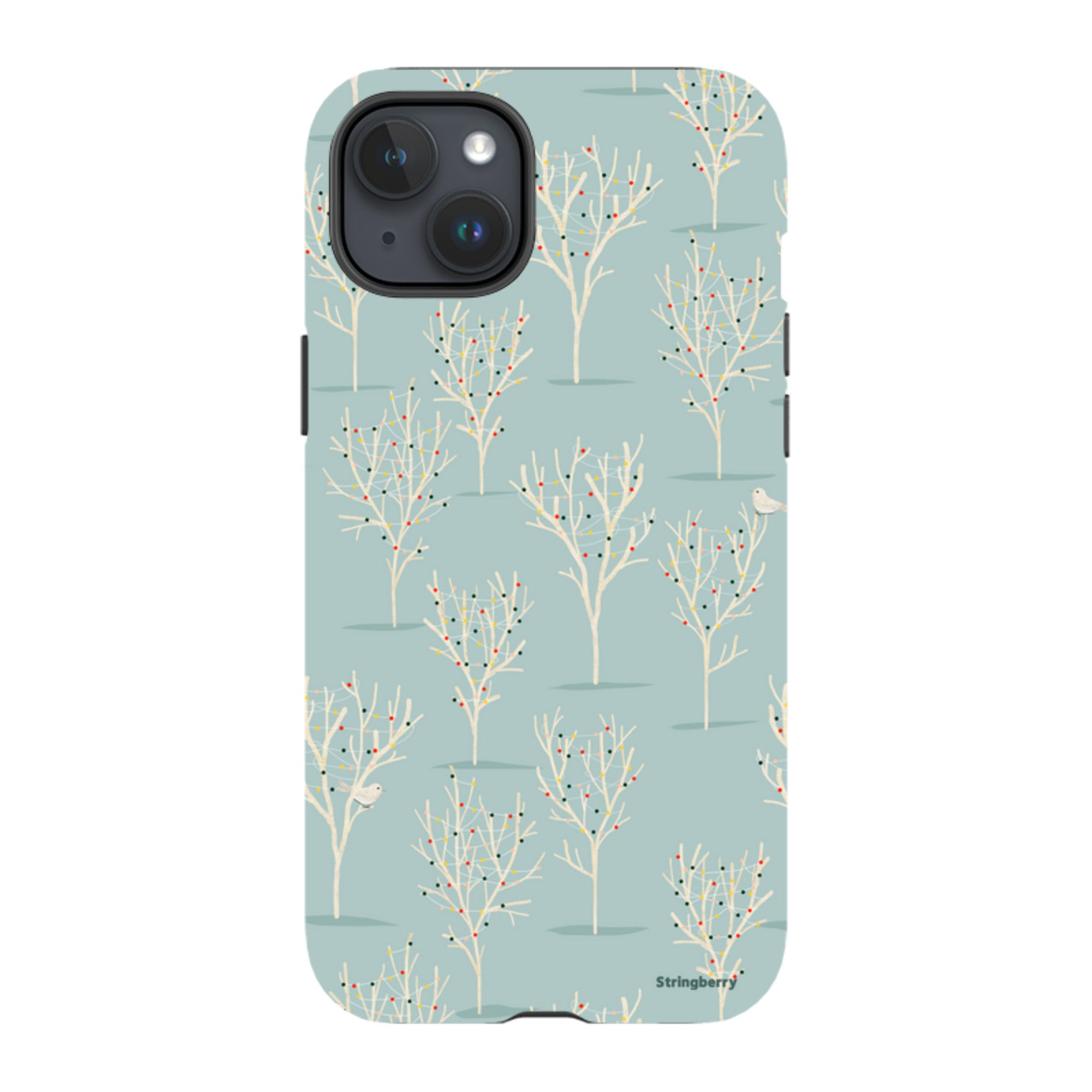 iPhone Tough Case - Winter Forest By Katherine Quinn