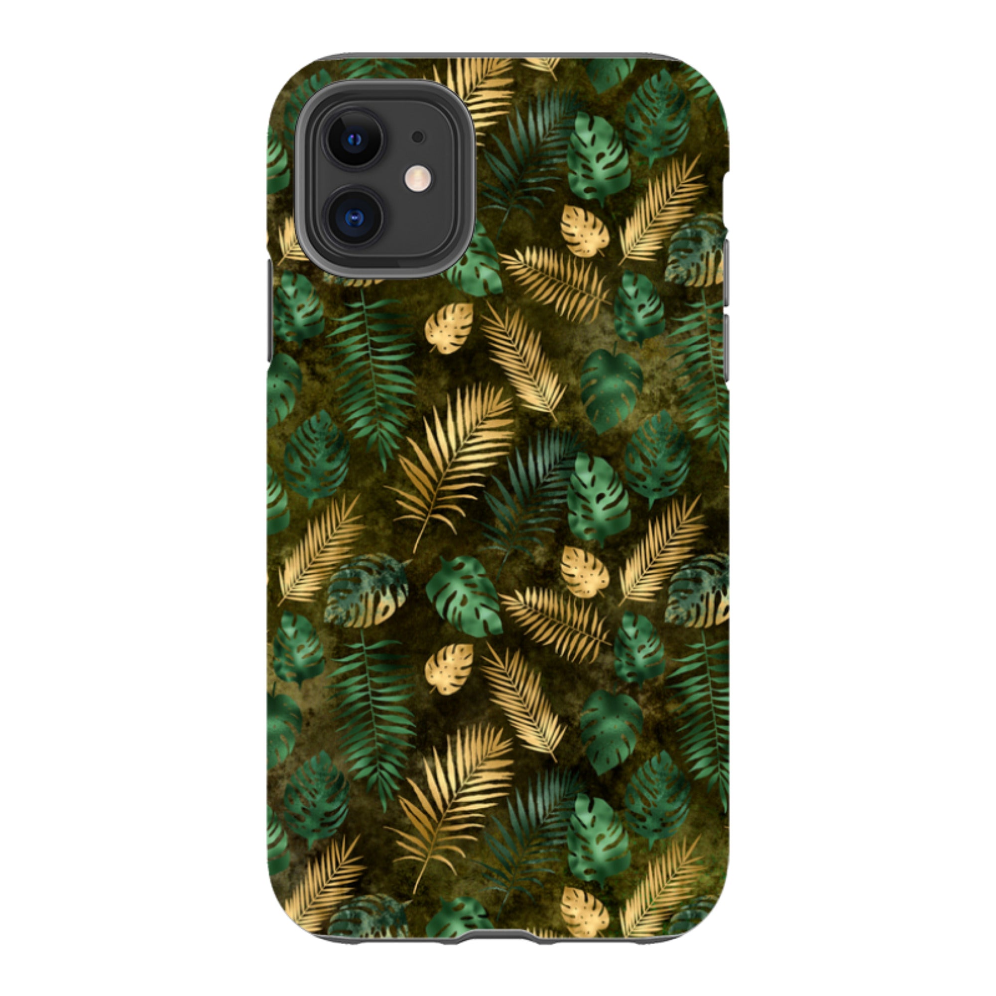 iPhone Tough Case - Feather Greens