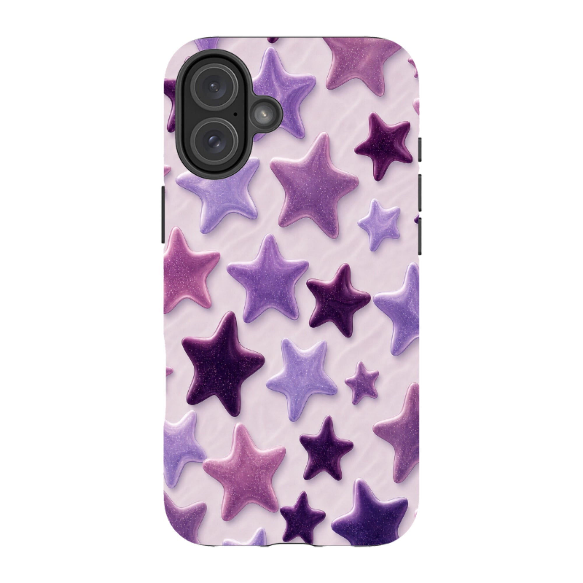 iPhone Tough Case - Lavender Purple Star
