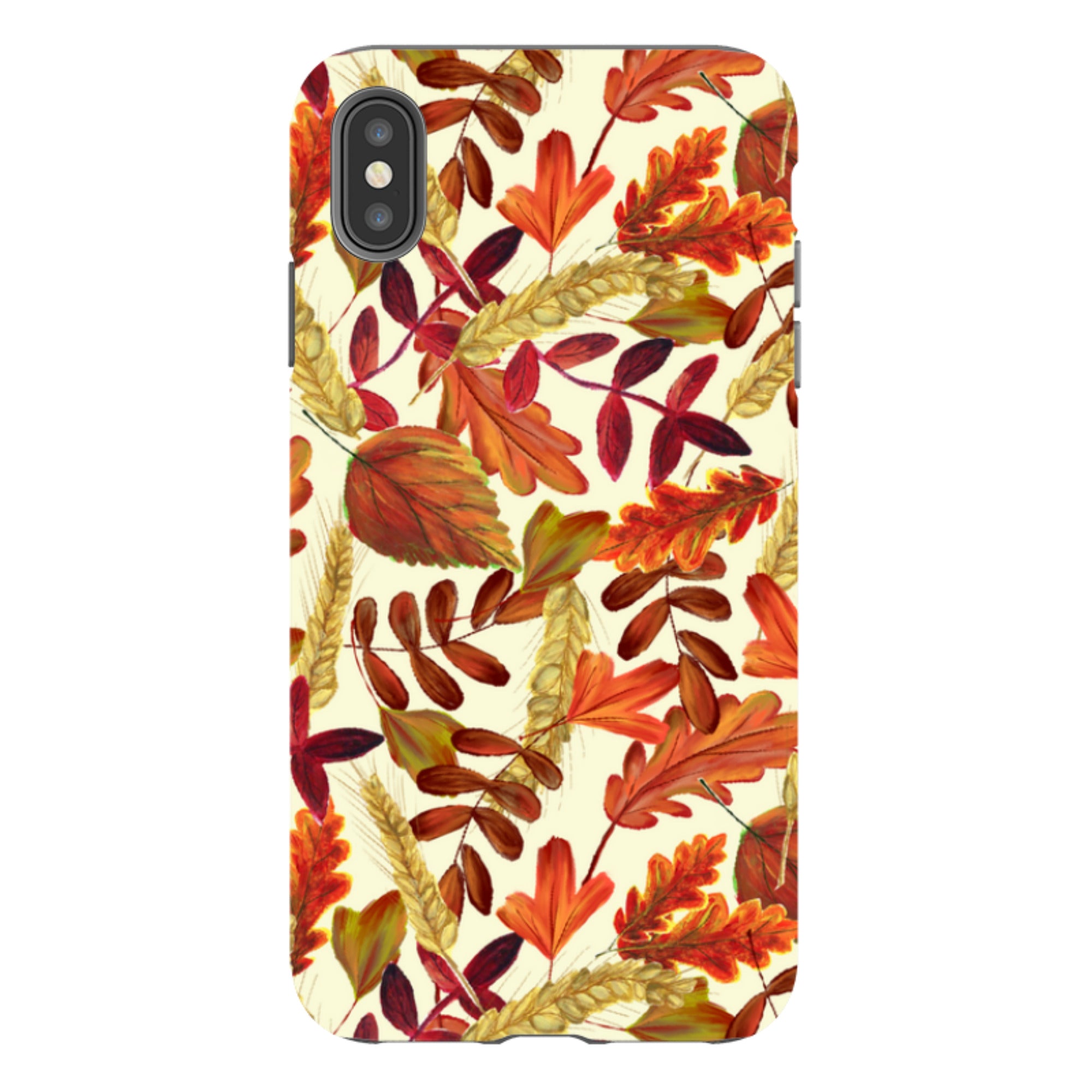iPhone Tough Case - Fall Harvest Pattern By Abby Jacobs