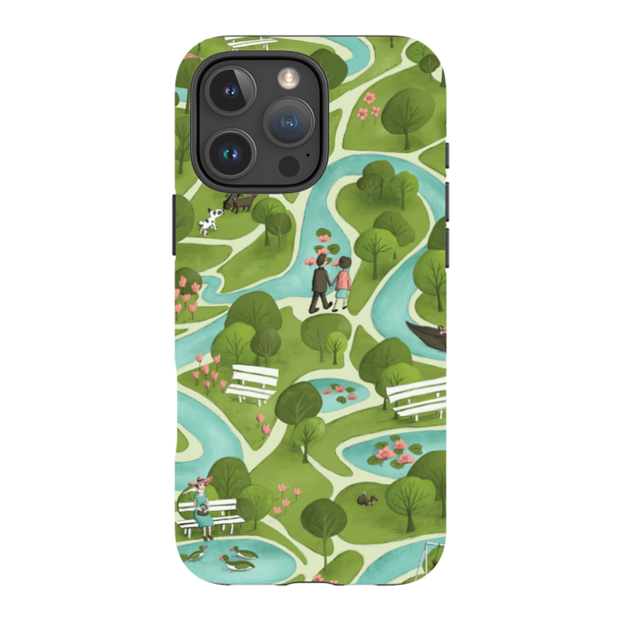 iPhone Tough Case - In the Park By Maja Lindberg