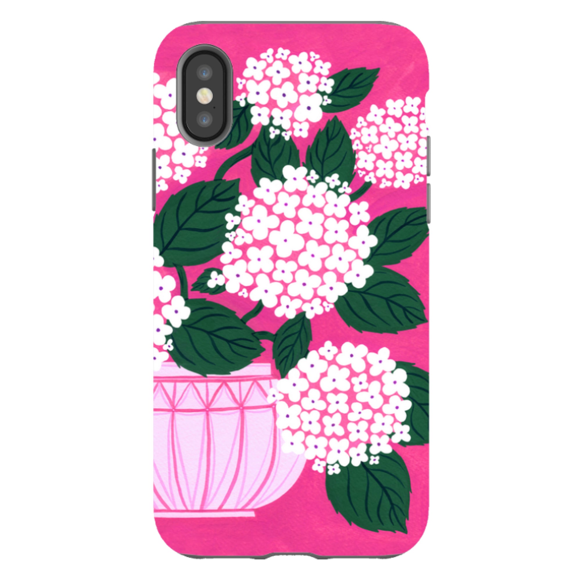 iPhone Tough Case - Hydrangea By Madalina Andronic
