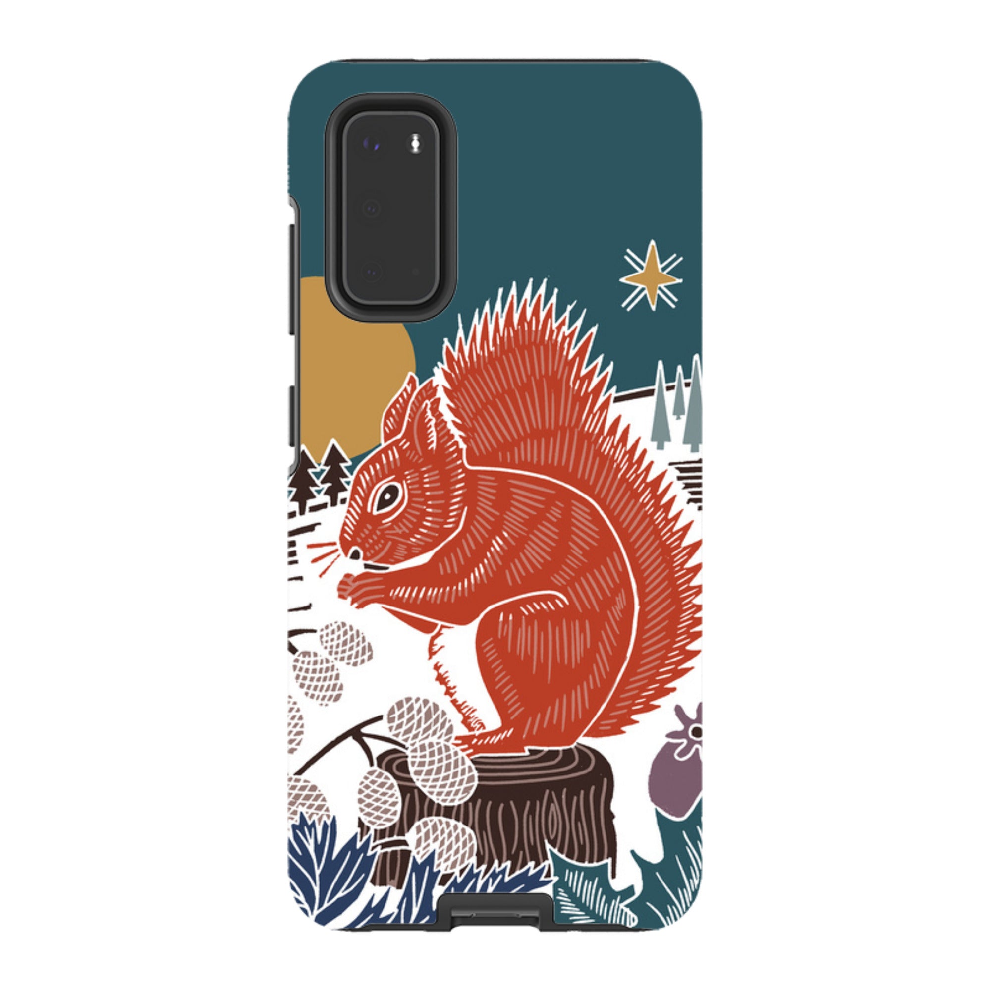 Samsung Tough Case - Winter Squirrel By Kate Heiss