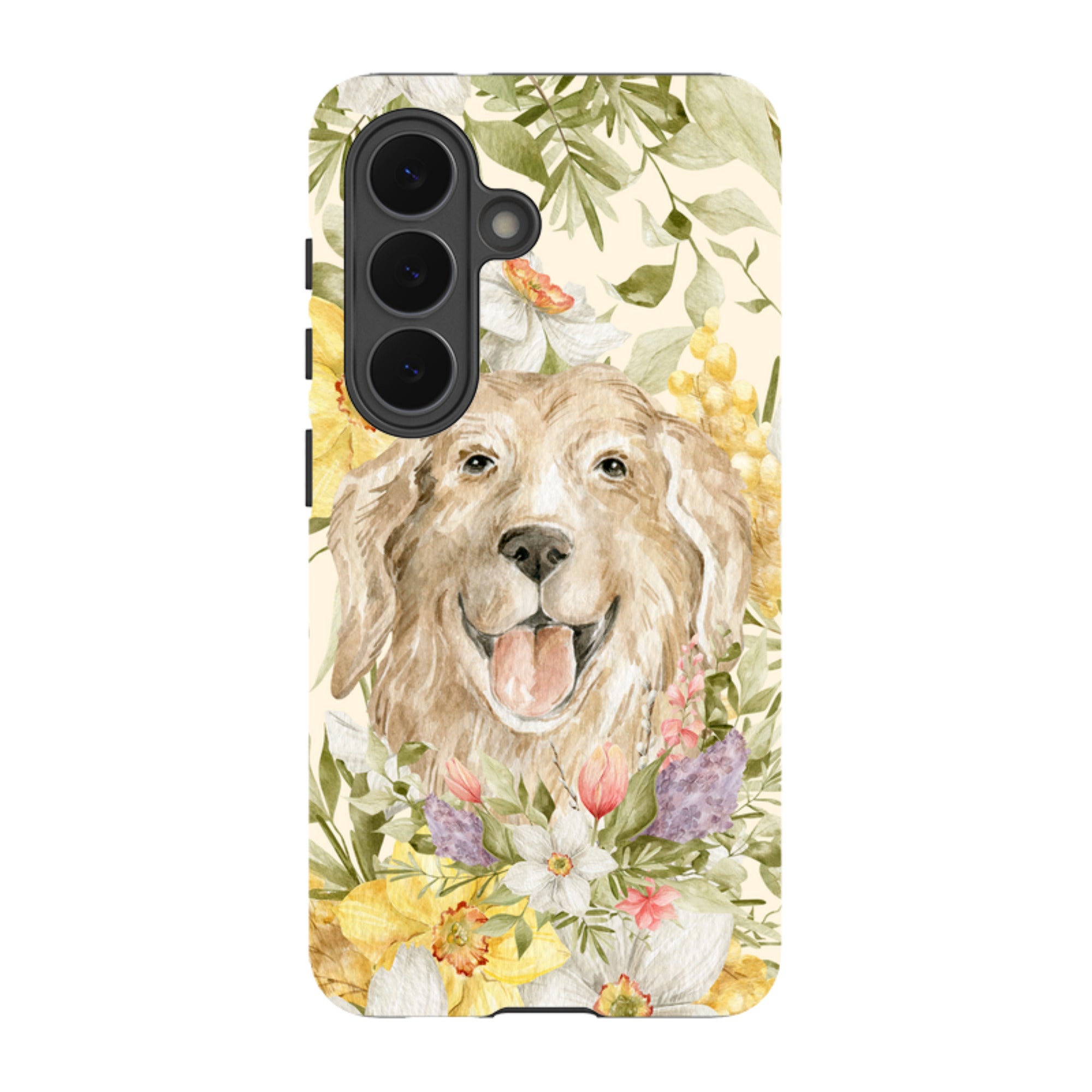 Samsung Tough Case - Floral Dog